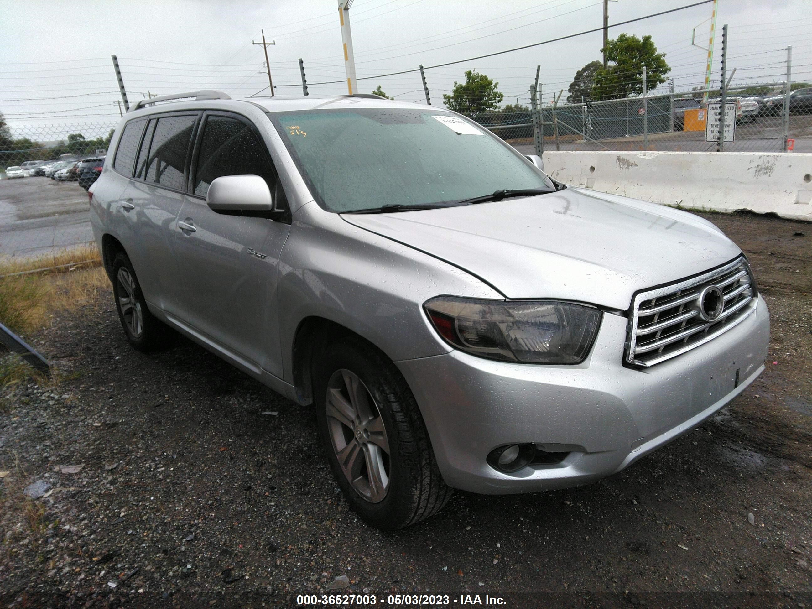 TOYOTA HIGHLANDER 2008 jtees43a282078402