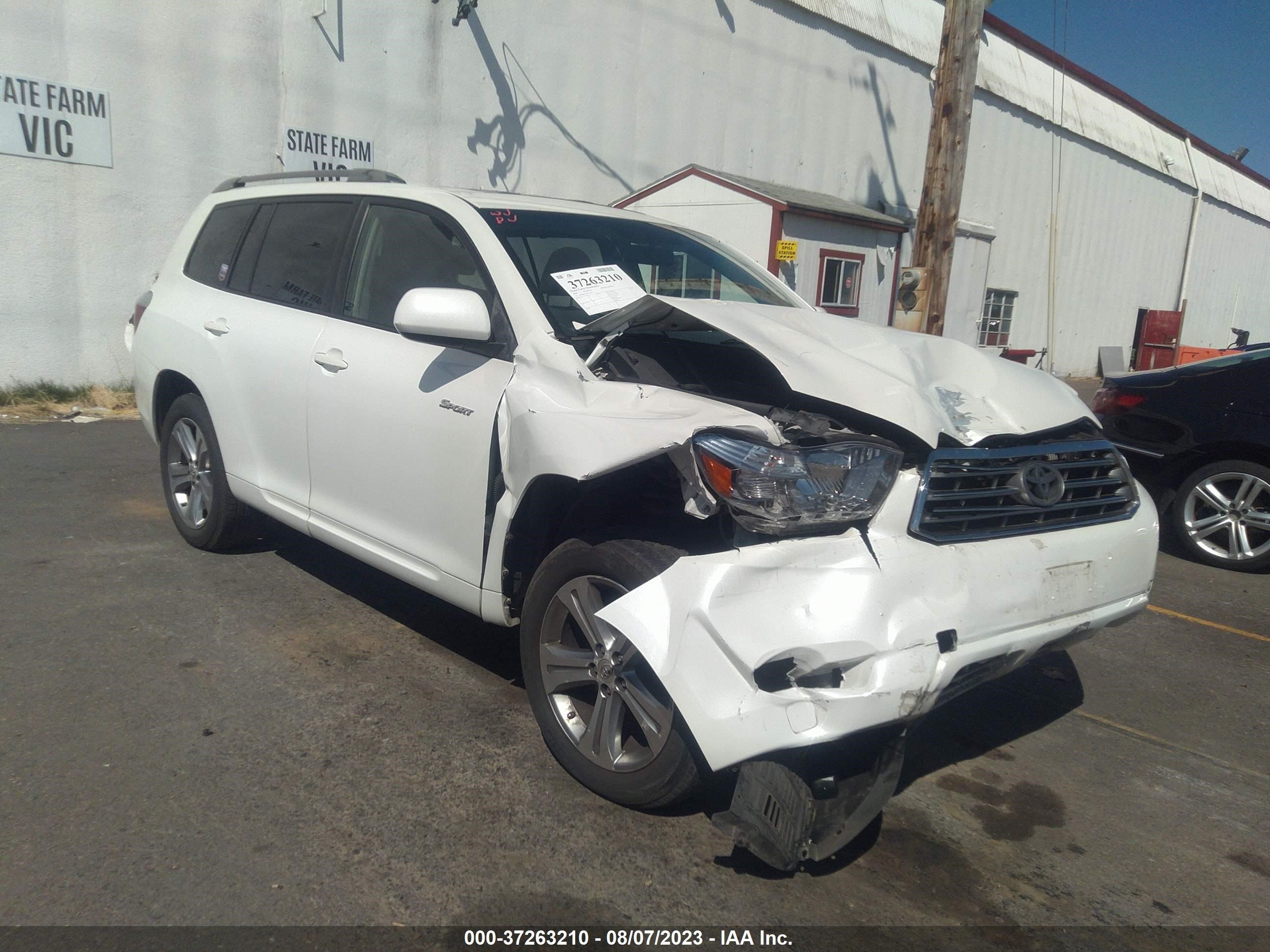 TOYOTA HIGHLANDER 2009 jtees43a292123792