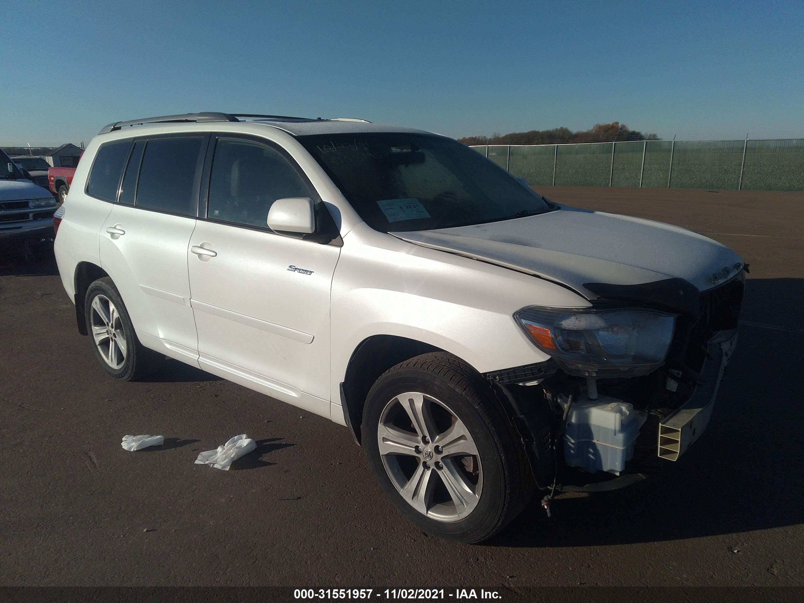 TOYOTA HIGHLANDER 2009 jtees43a292146408