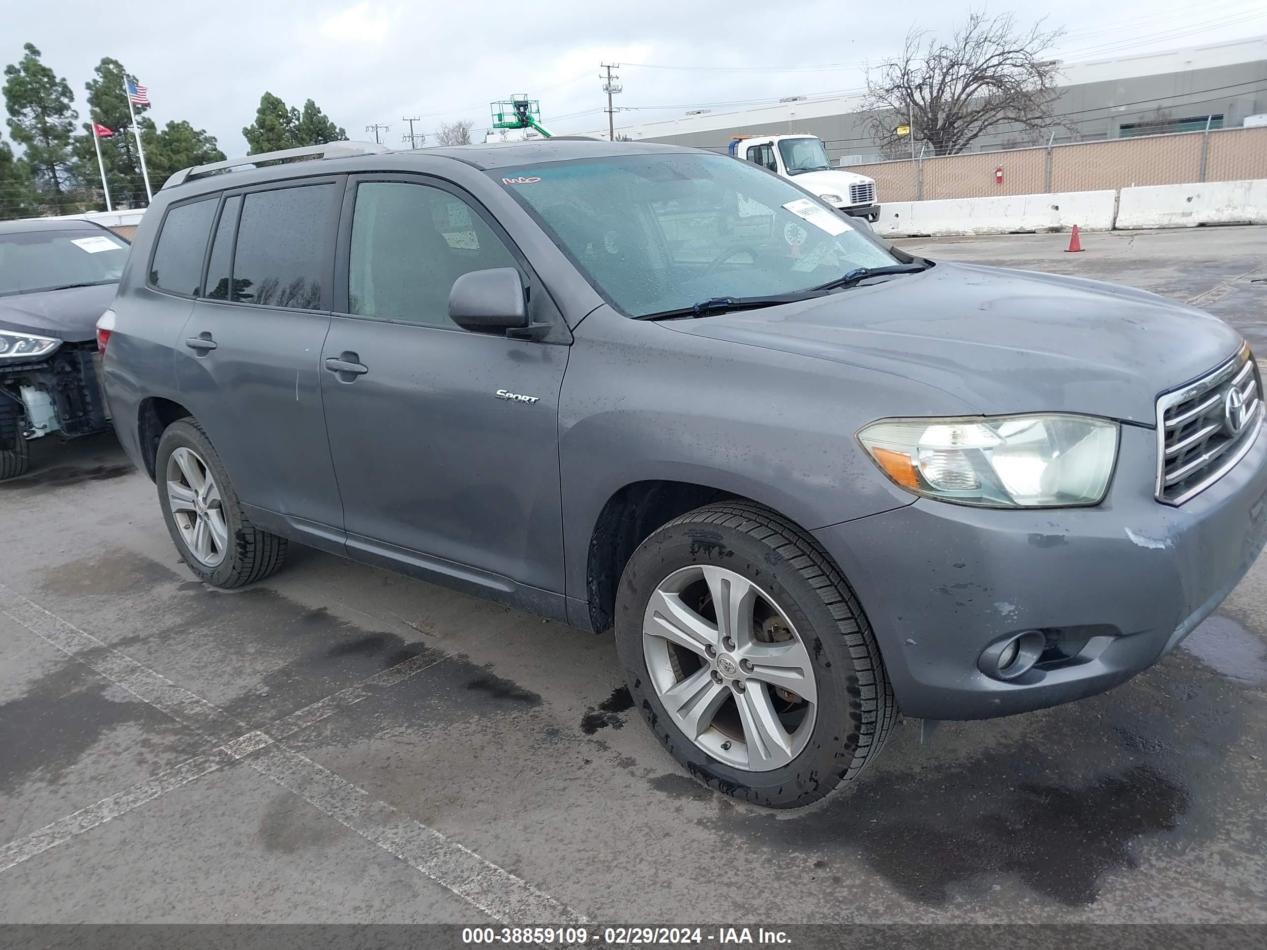 TOYOTA HIGHLANDER 2008 jtees43a382007421