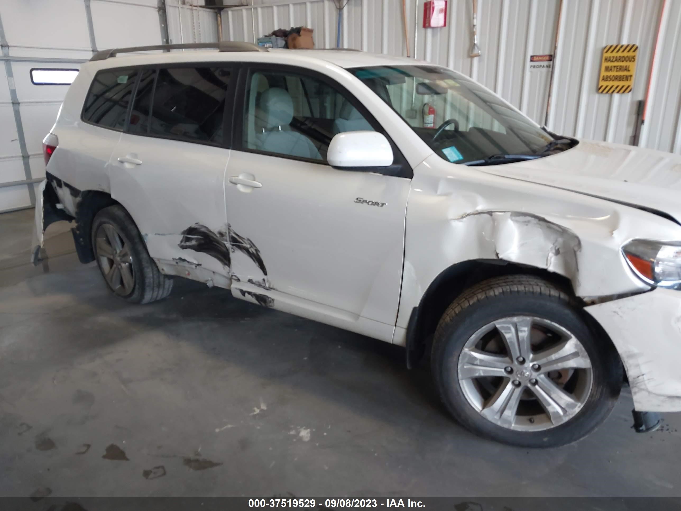 TOYOTA HIGHLANDER 2008 jtees43a382025952