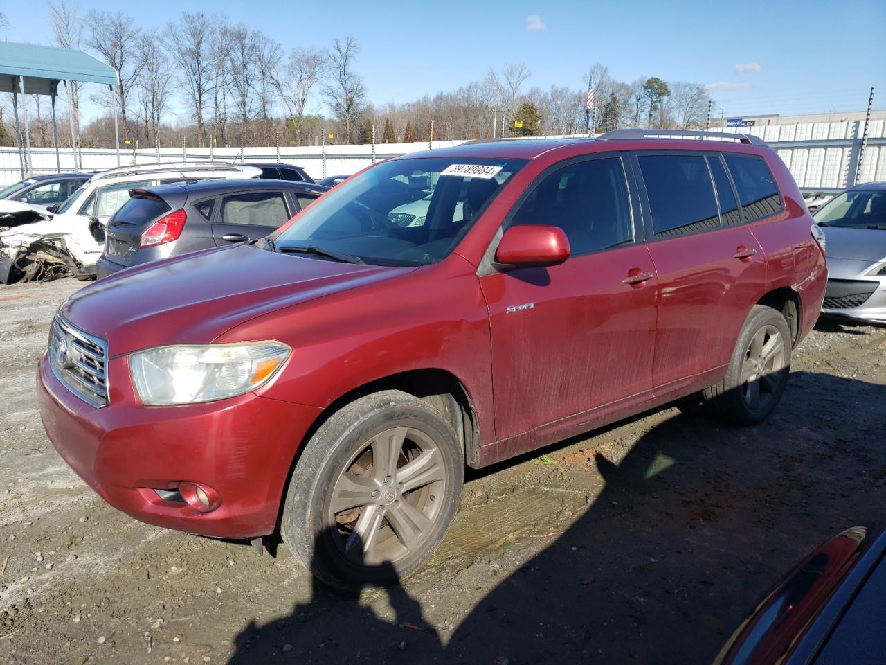 TOYOTA HIGHLANDER 2009 jtees43a392116446