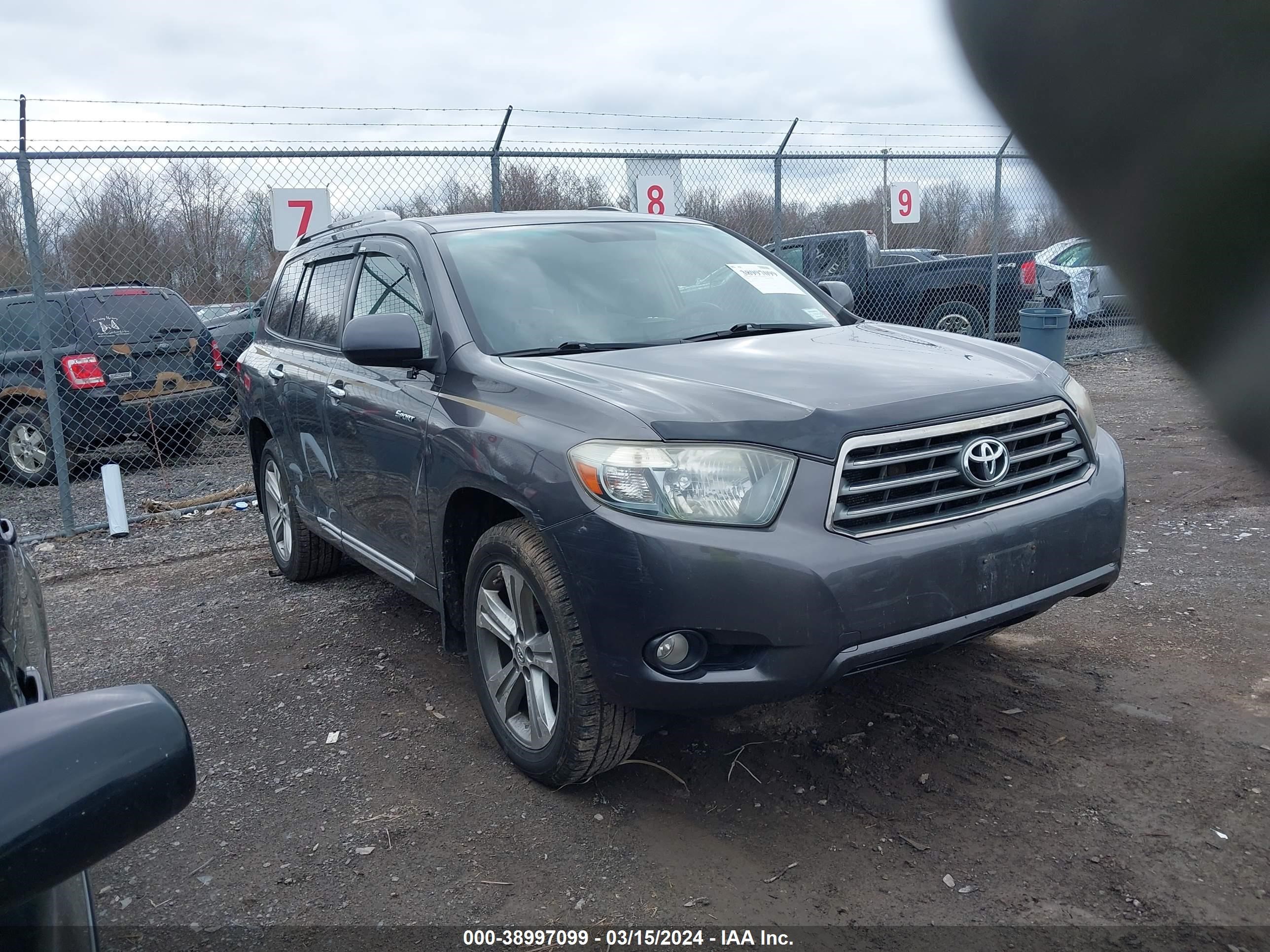 TOYOTA HIGHLANDER 2008 jtees43a482017214