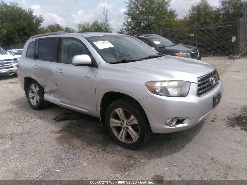 TOYOTA HIGHLANDER 2008 jtees43a482018735