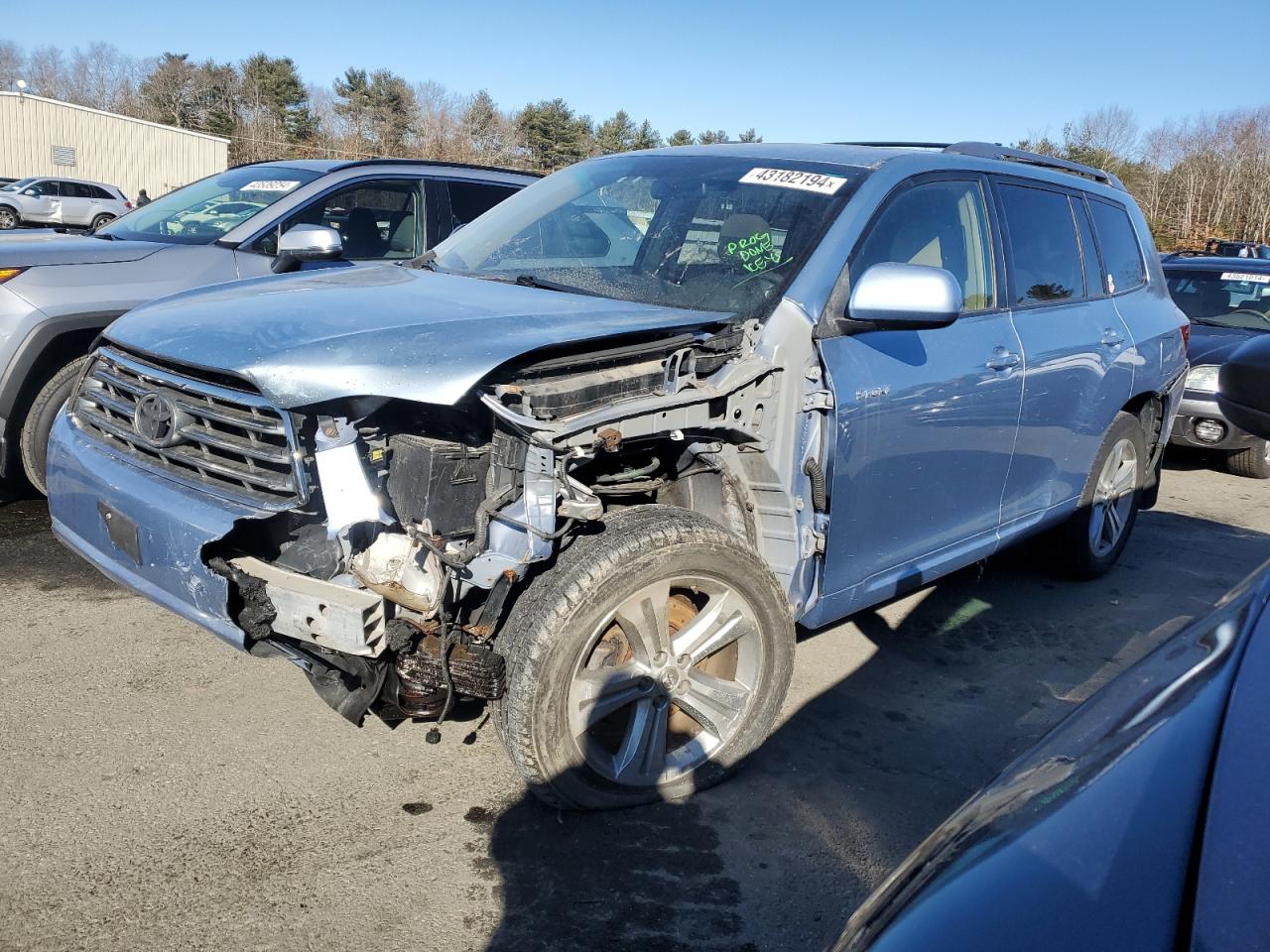 TOYOTA HIGHLANDER 2008 jtees43a582040744