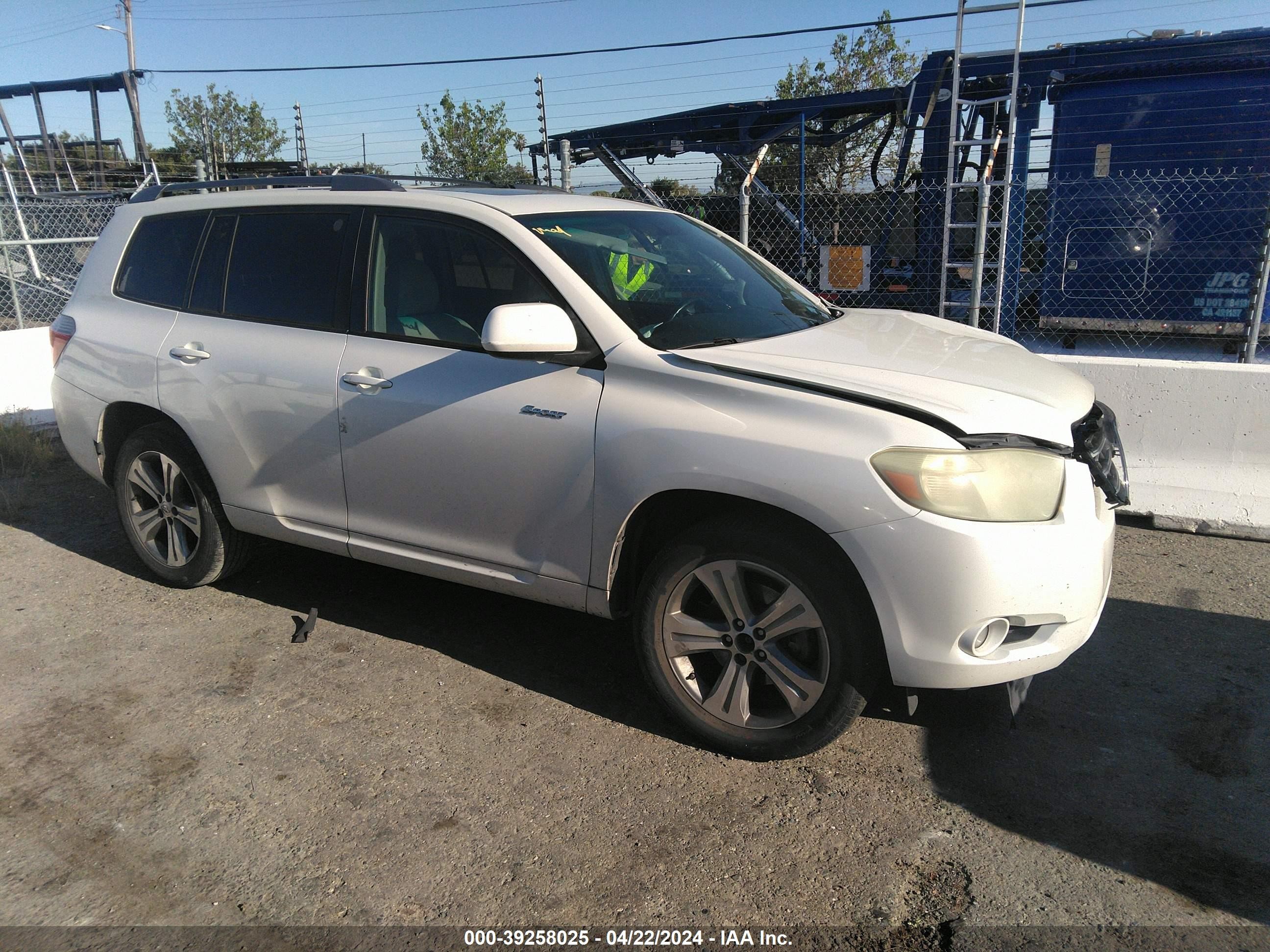 TOYOTA HIGHLANDER 2009 jtees43a592129280