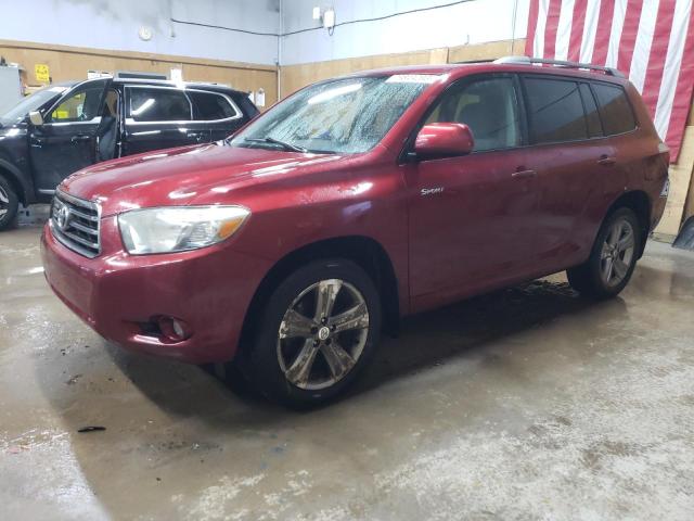 TOYOTA HIGHLANDER 2008 jtees43a882060017