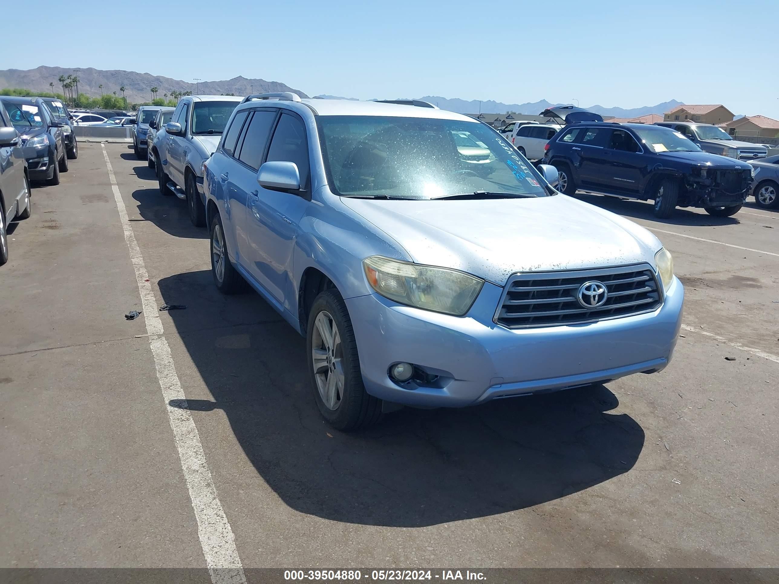 TOYOTA HIGHLANDER 2008 jtees43a982000747