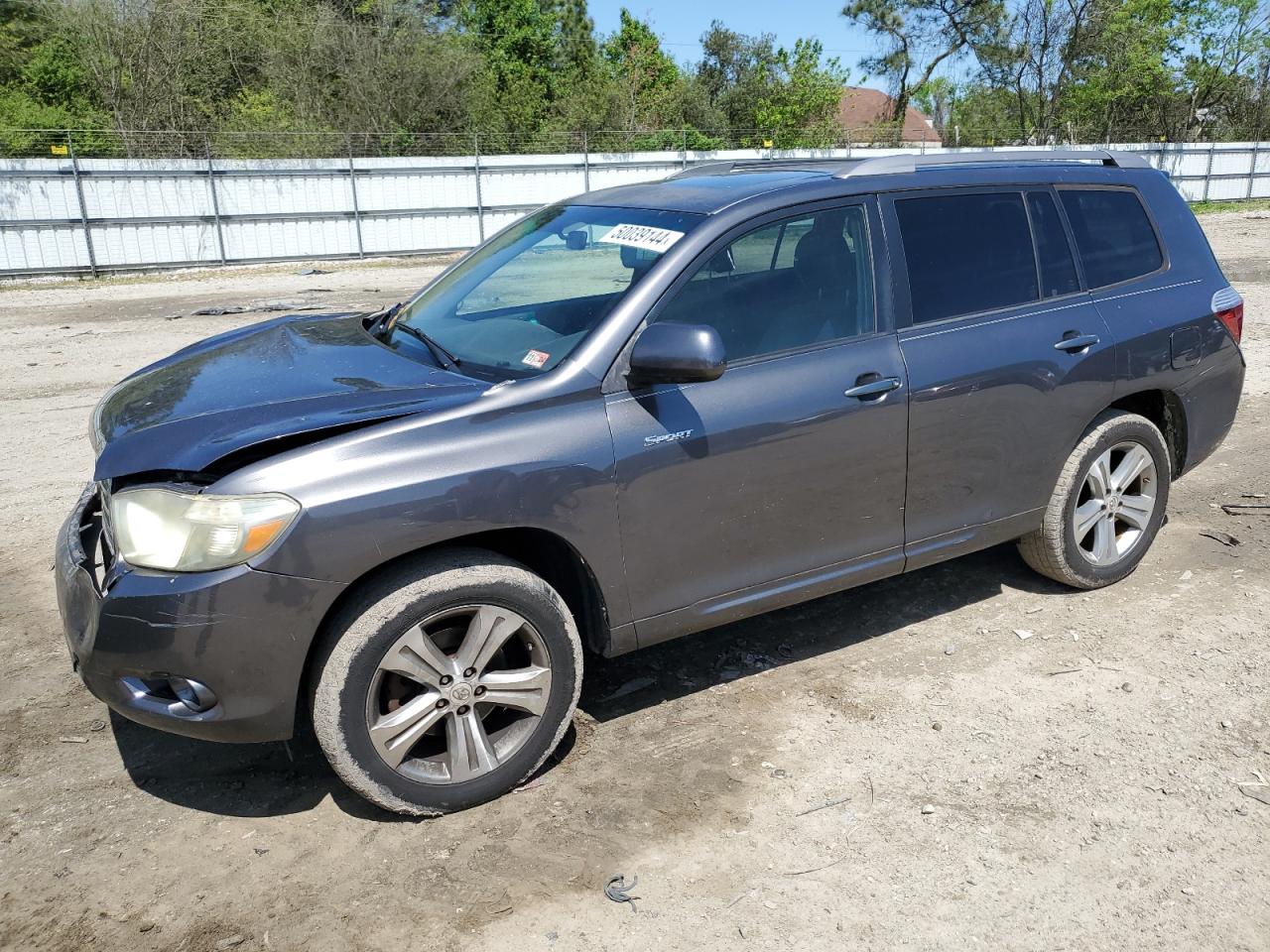 TOYOTA HIGHLANDER 2008 jtees43a982009383