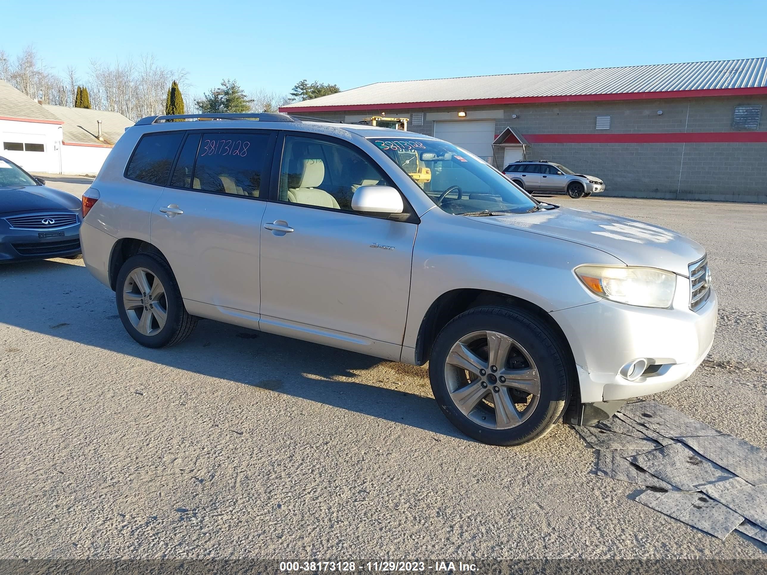 TOYOTA HIGHLANDER 2008 jtees43a982030959