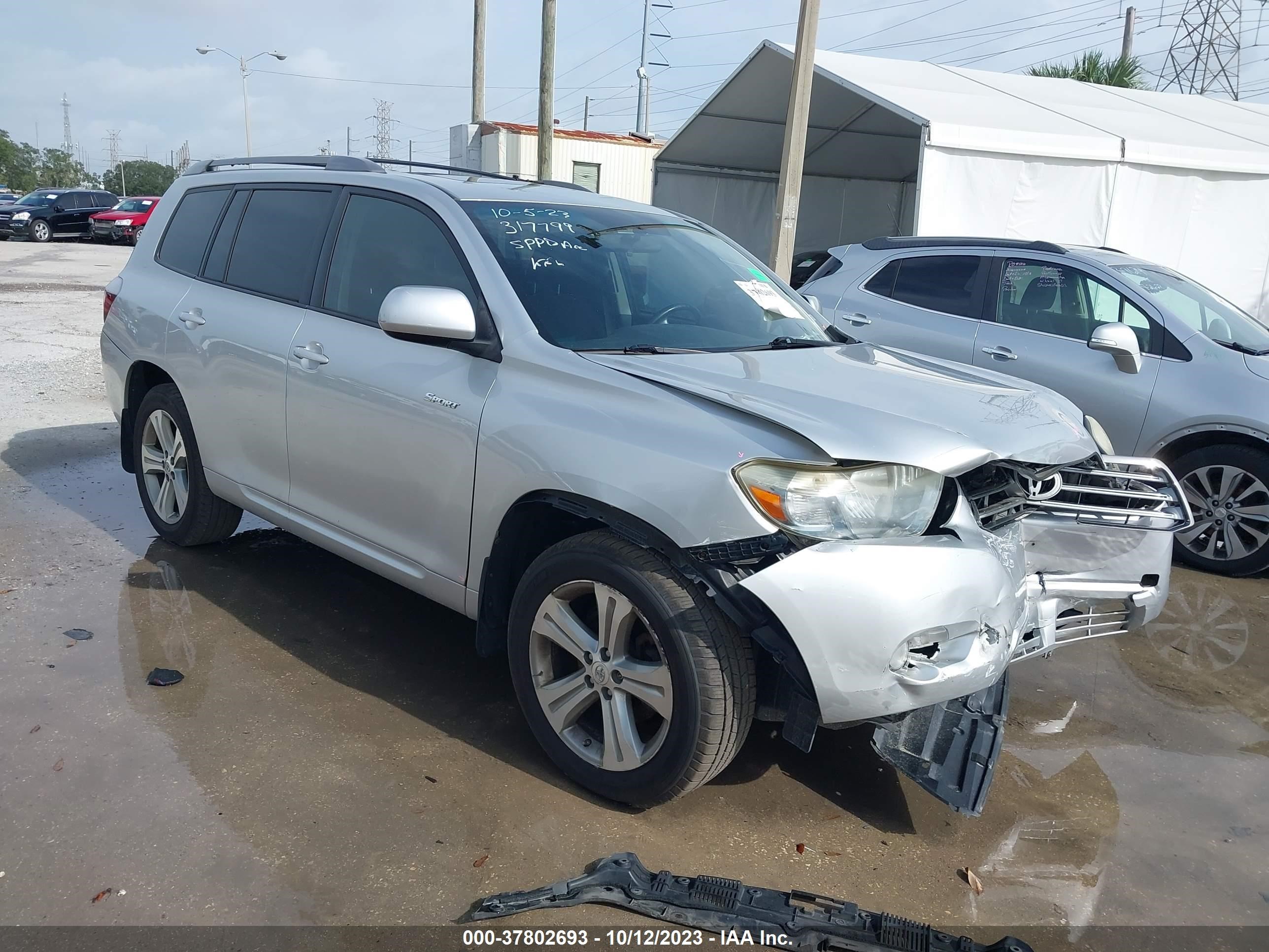 TOYOTA HIGHLANDER 2008 jtees43ax82038813