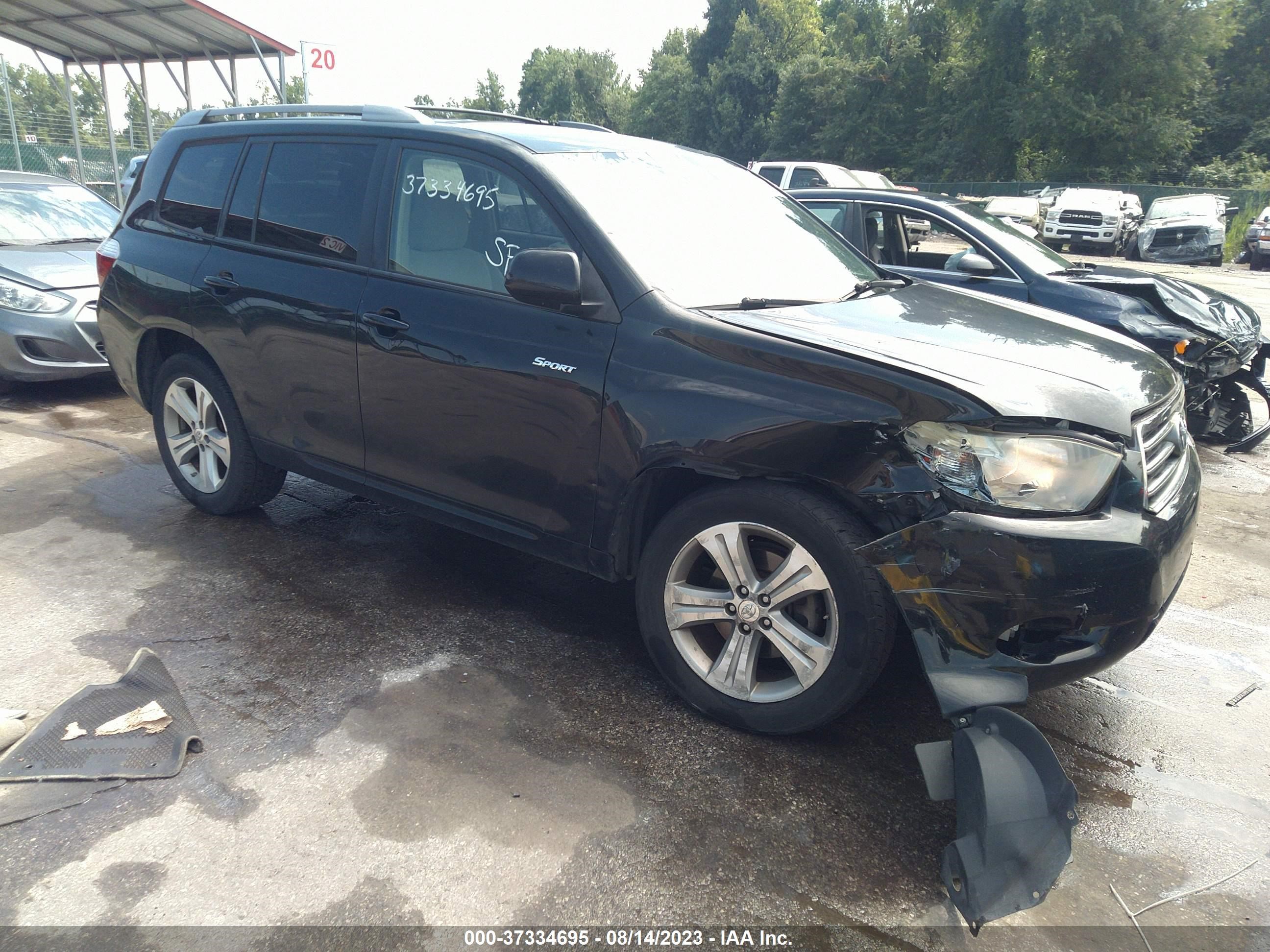 TOYOTA HIGHLANDER 2008 jtees43ax82045762