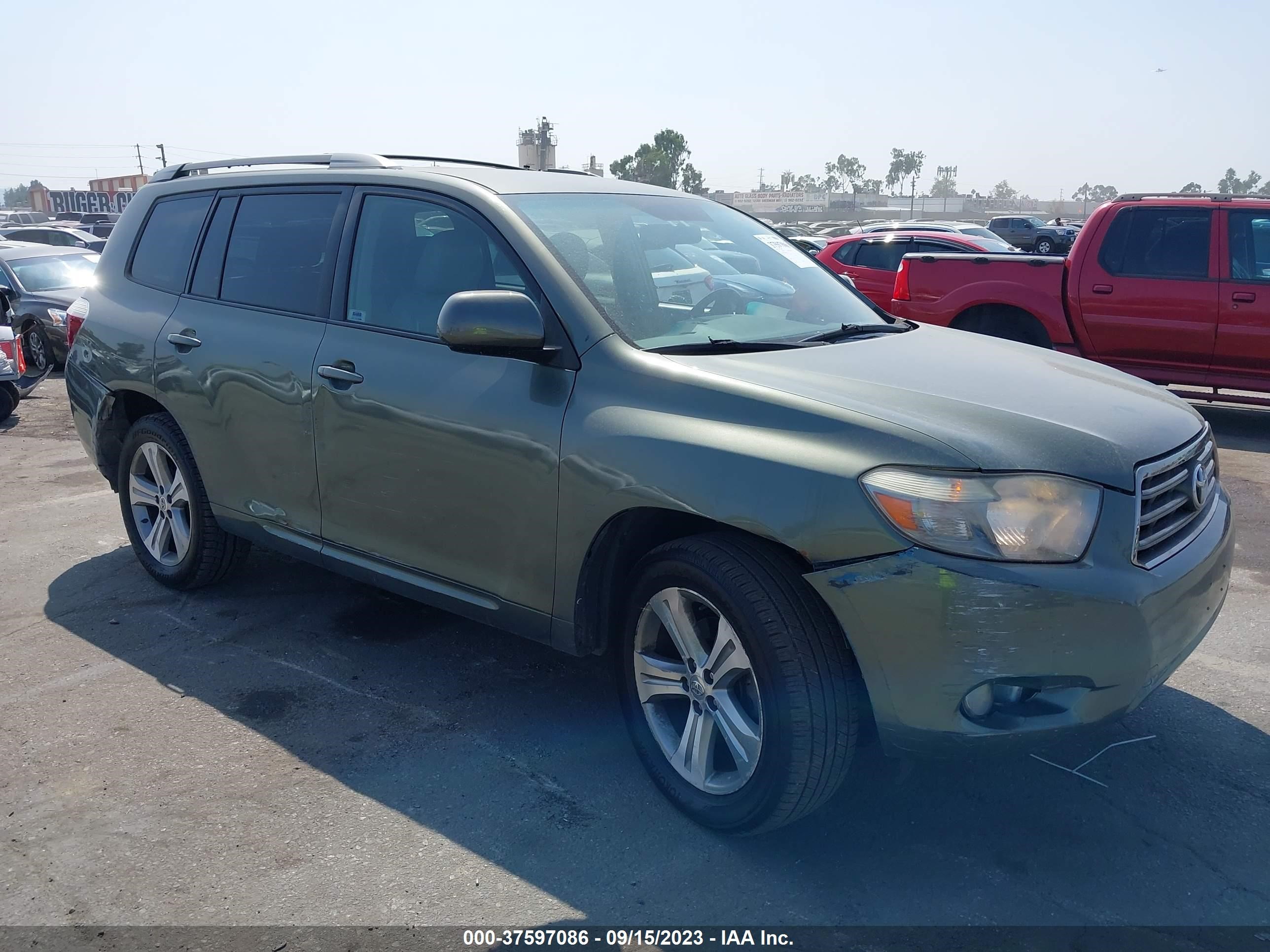 TOYOTA HIGHLANDER 2008 jtees43ax82070502