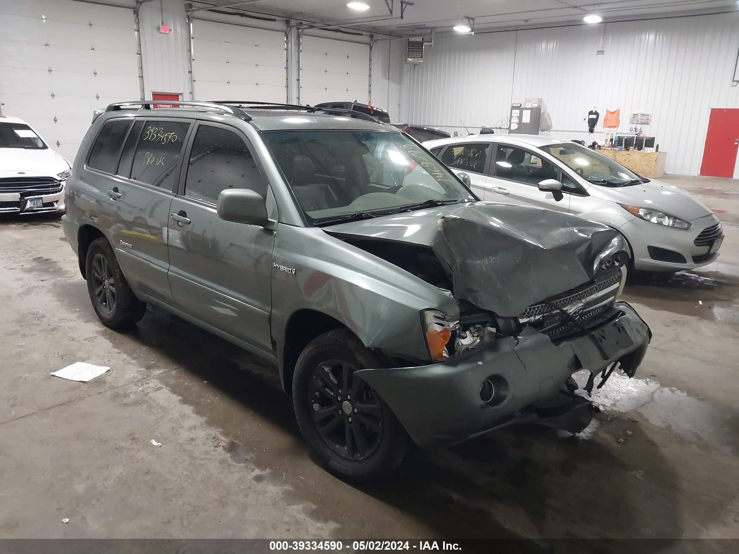 TOYOTA HIGHLANDER 2007 jteew21a070036624