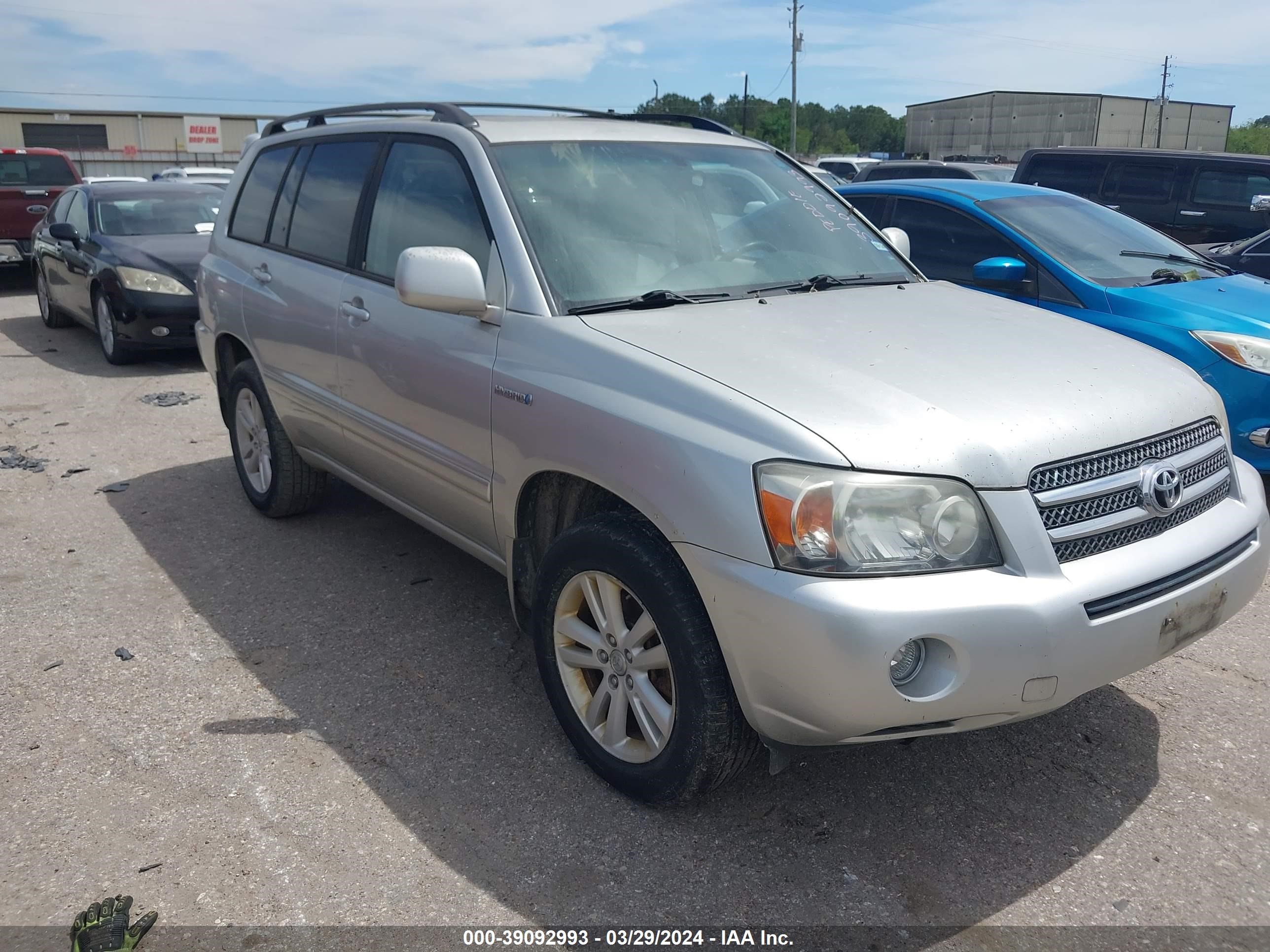 TOYOTA HIGHLANDER 2007 jteew21a170036390