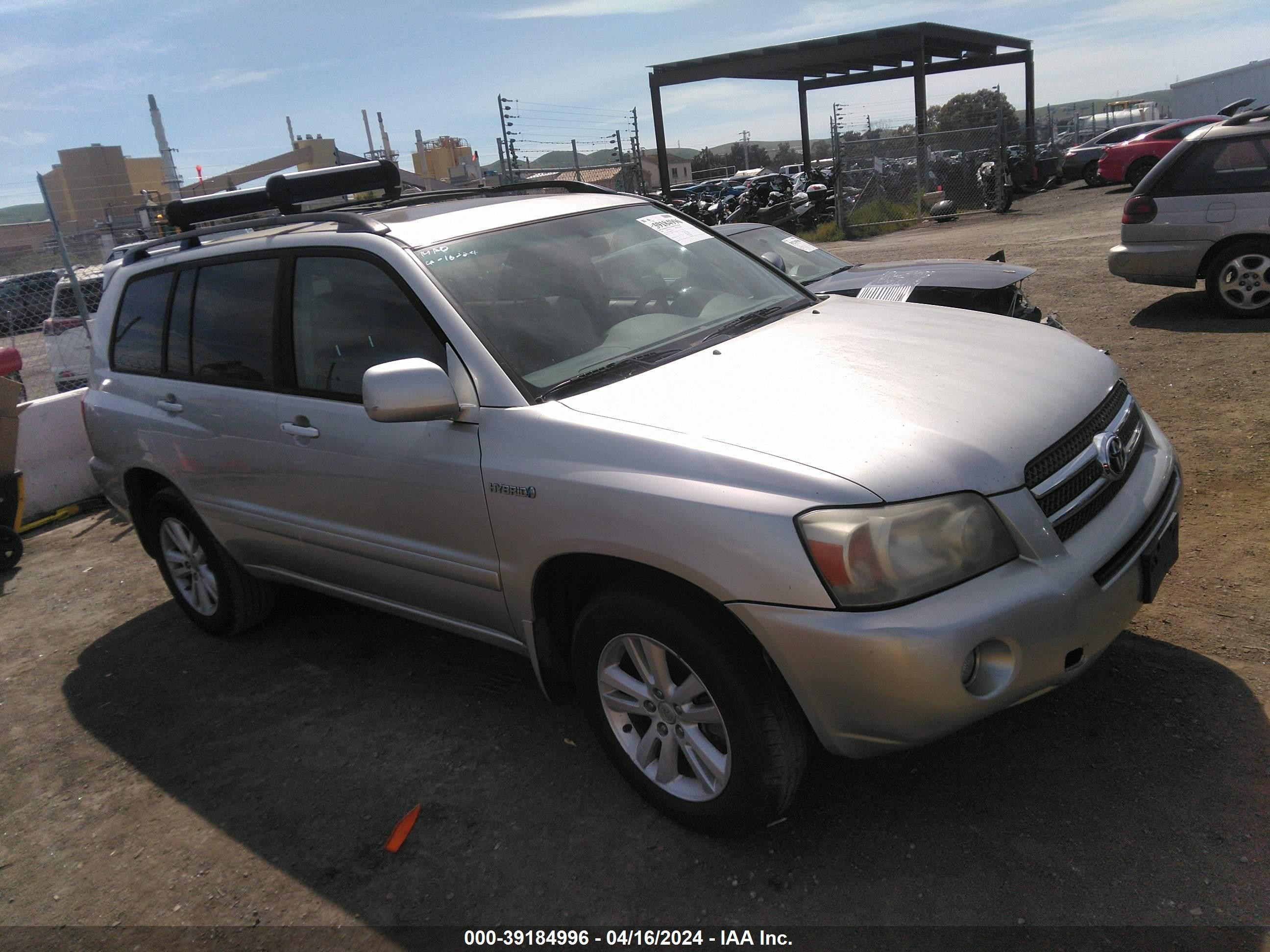 TOYOTA HIGHLANDER 2006 jteew21a260025901