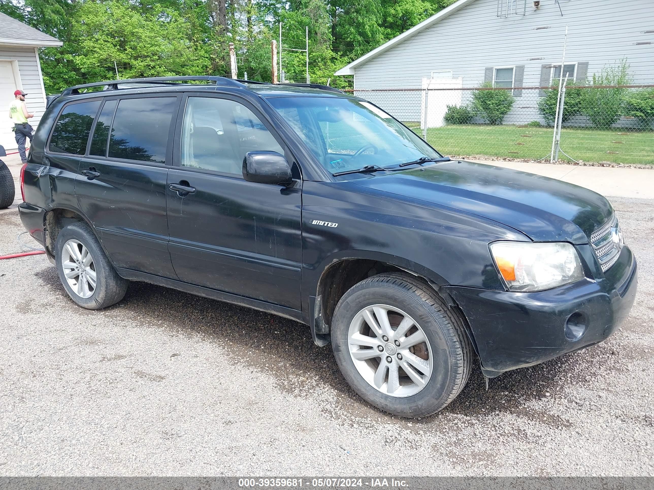 TOYOTA HIGHLANDER 2006 jteew21a360012901