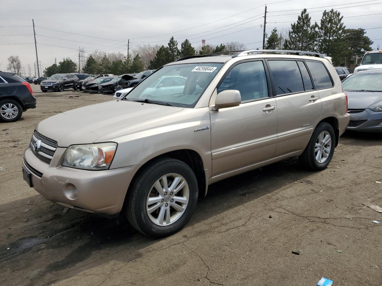 TOYOTA HIGHLANDER 2007 jteew21a370041221