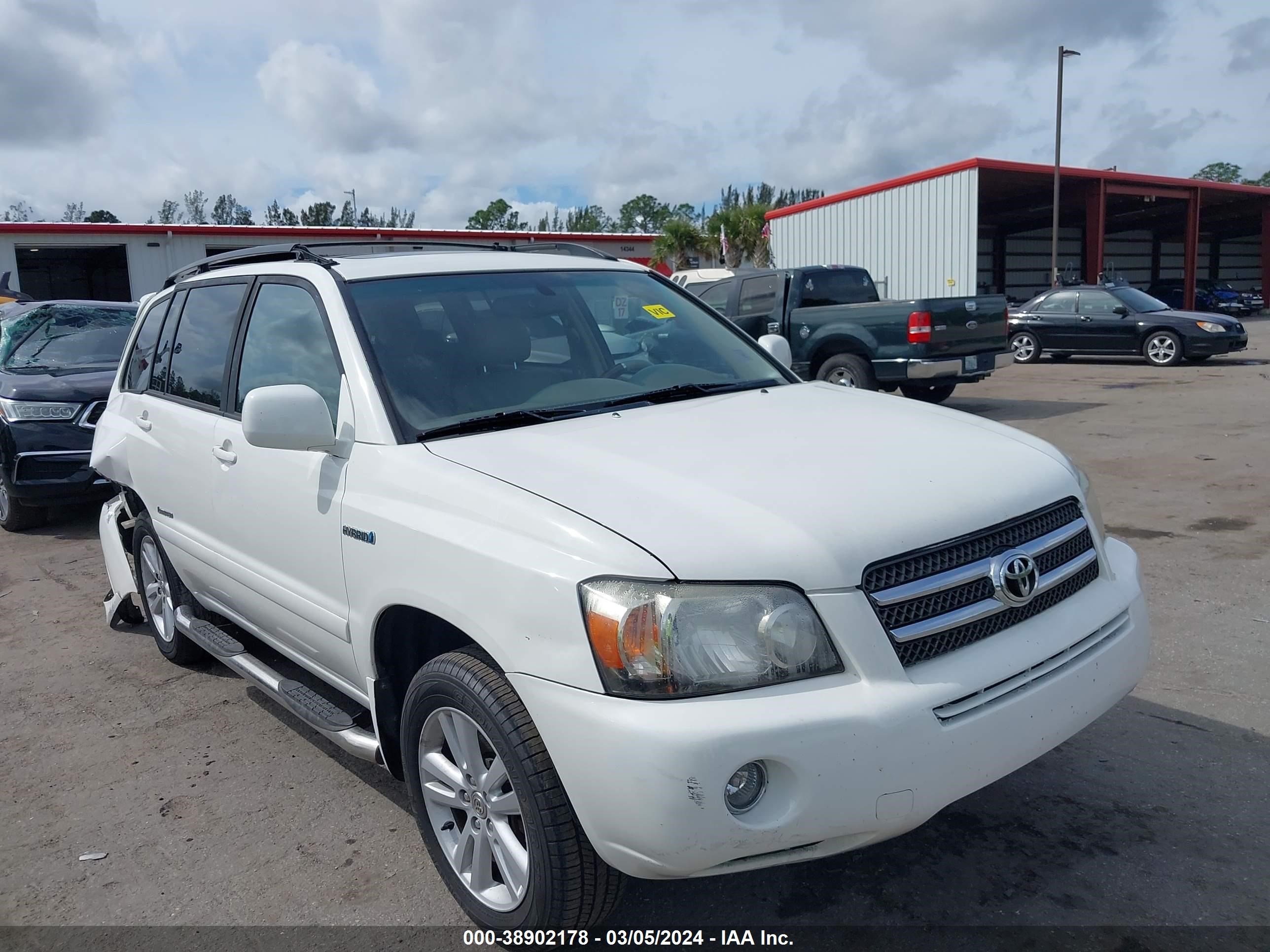 TOYOTA HIGHLANDER 2007 jteew21a370046712