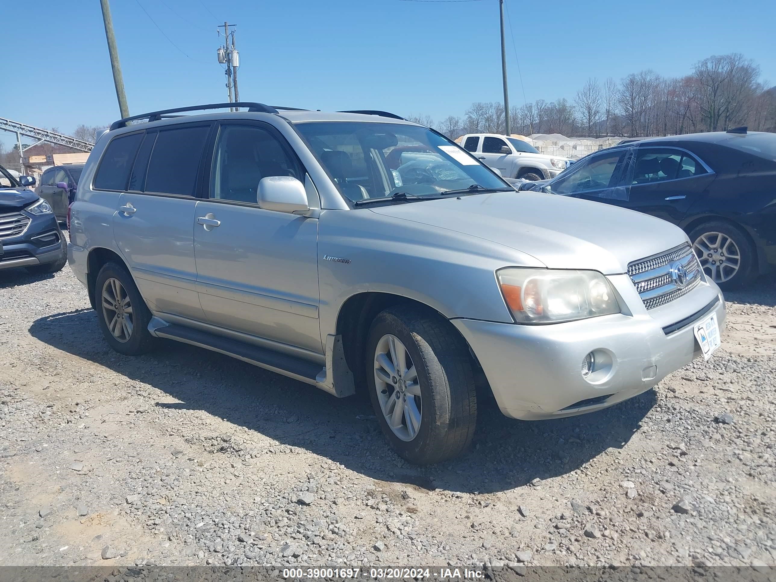 TOYOTA HIGHLANDER 2006 jteew21a560006243