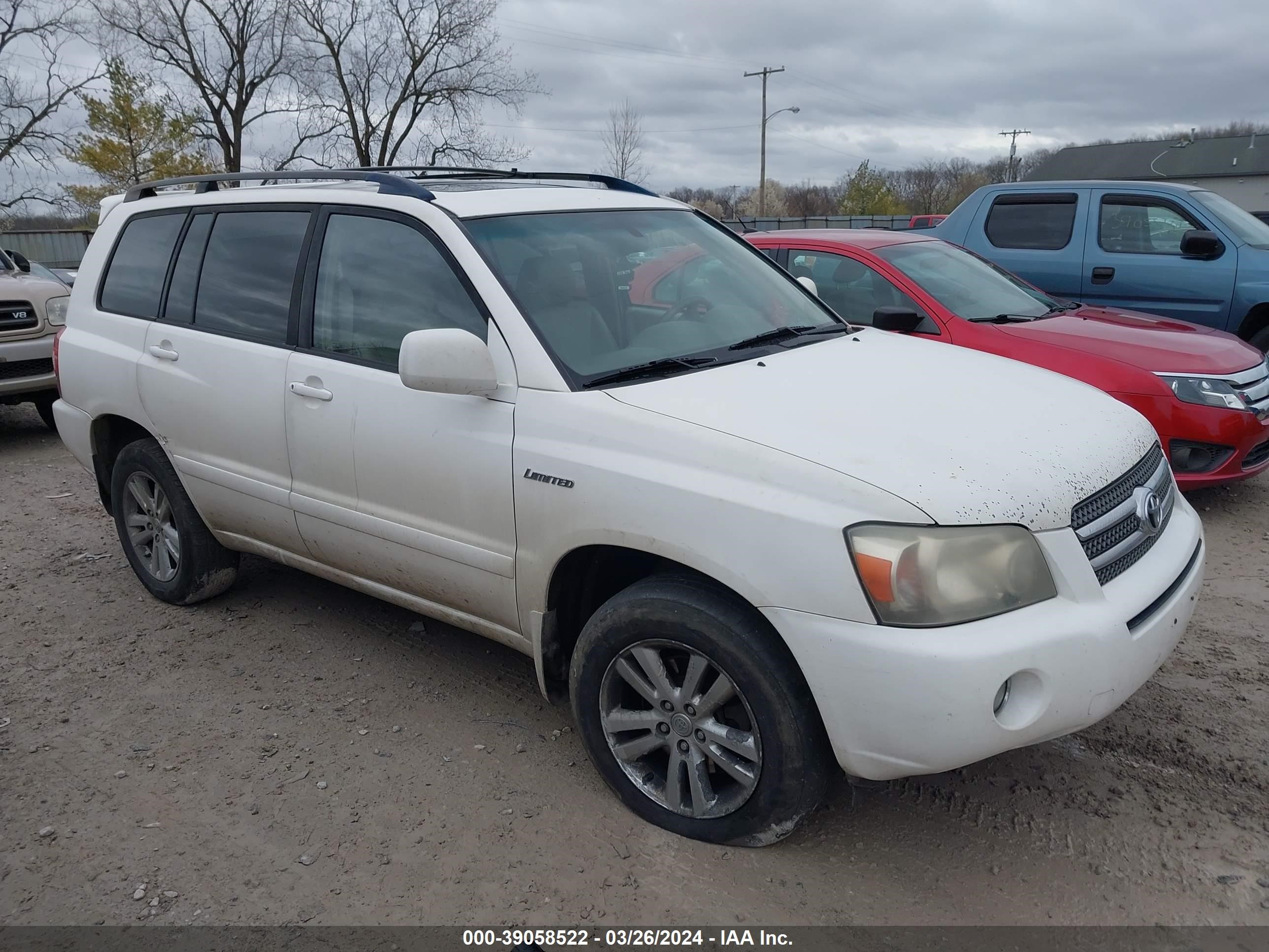 TOYOTA HIGHLANDER 2006 jteew21a660008244