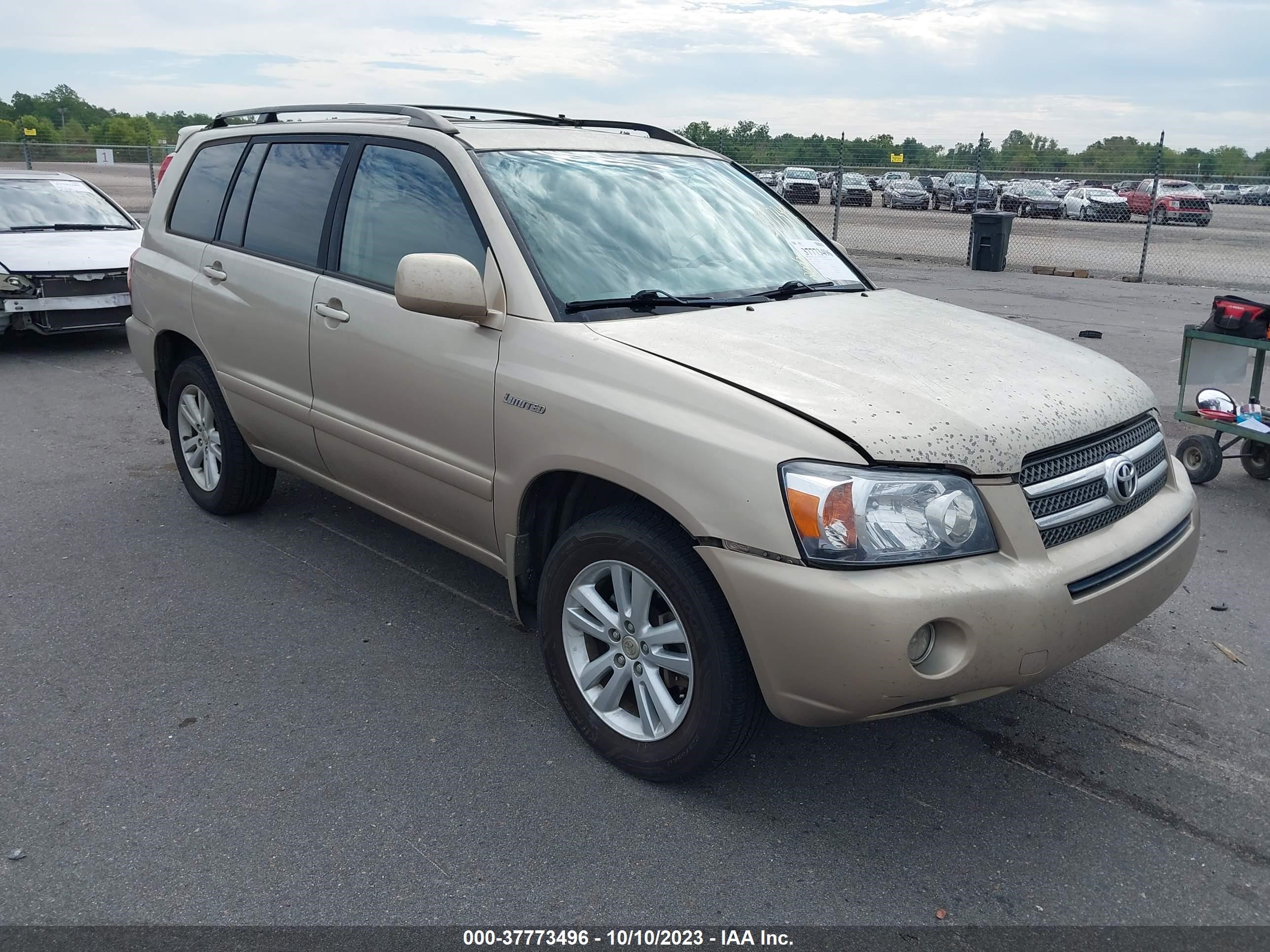 TOYOTA HIGHLANDER 2006 jteew21a660011094