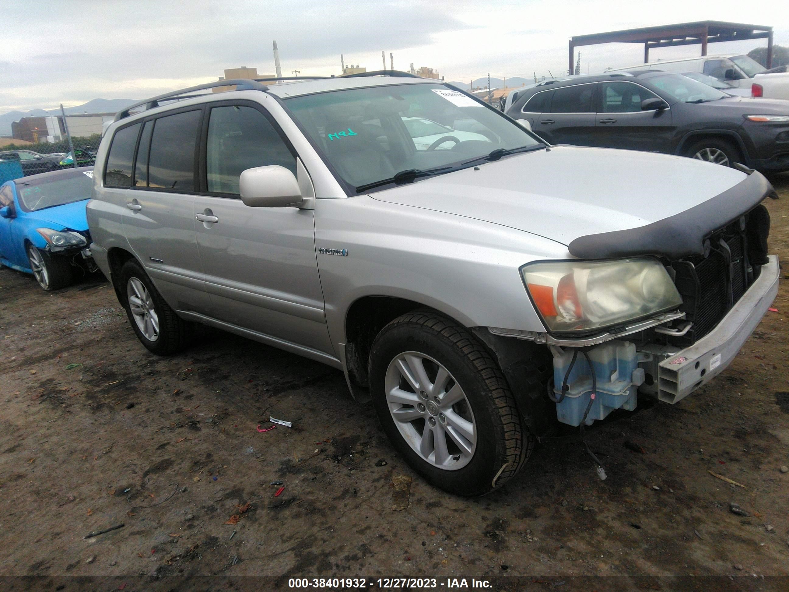 TOYOTA HIGHLANDER 2006 jteew21a660032415