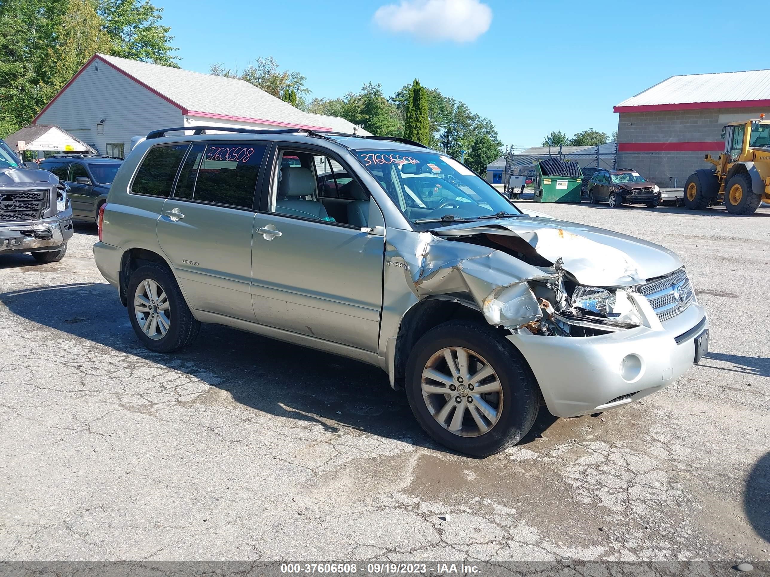 TOYOTA HIGHLANDER 2007 jteew21a670043478