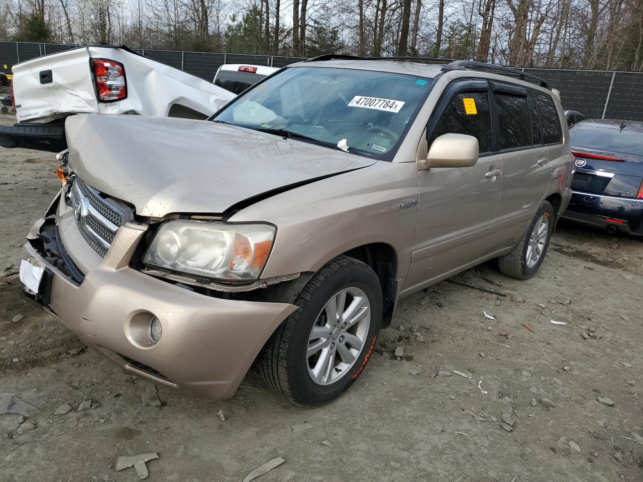 TOYOTA HIGHLANDER 2007 jteew21a770048298