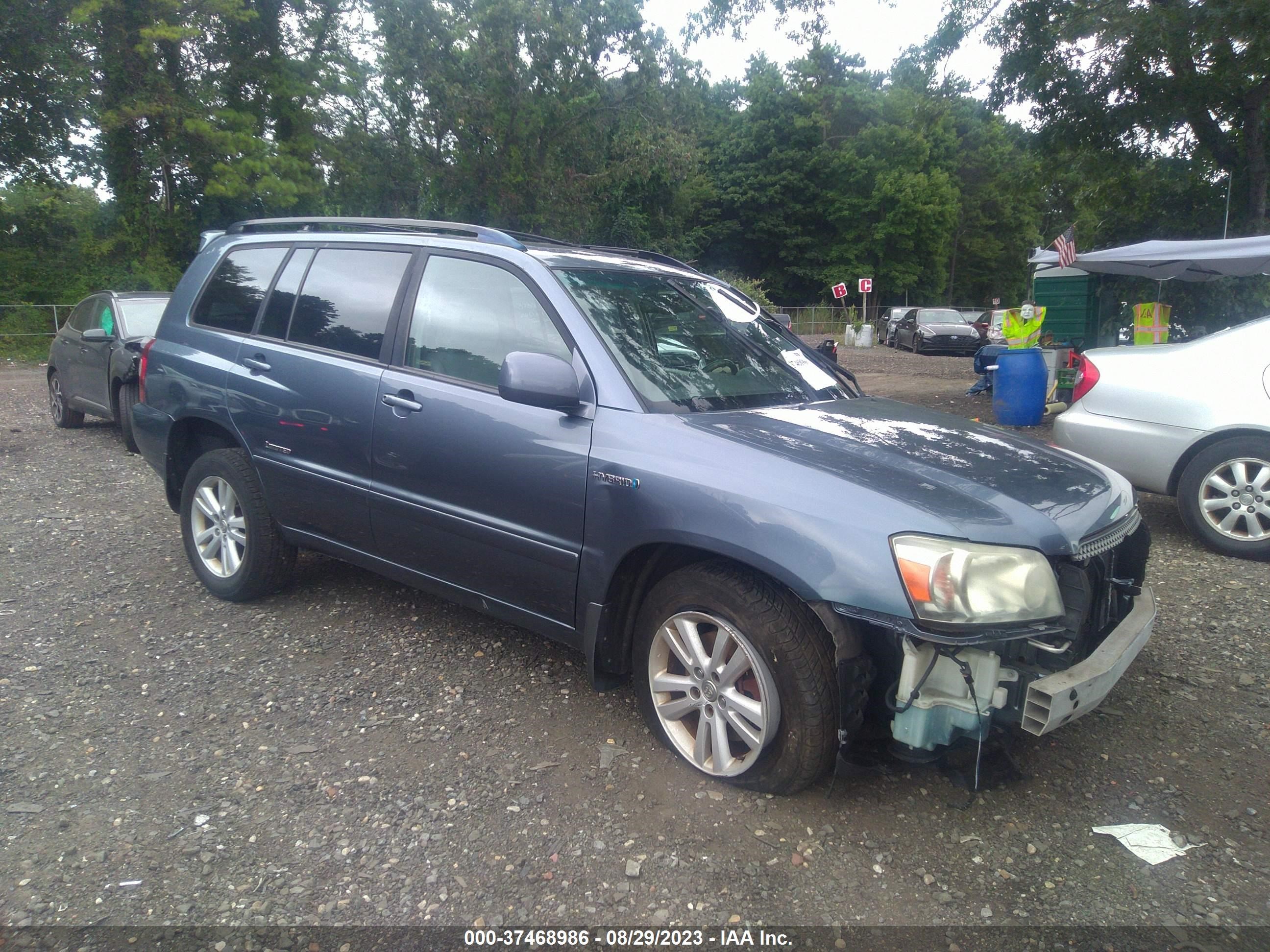 TOYOTA HIGHLANDER 2007 jteew21a770048995