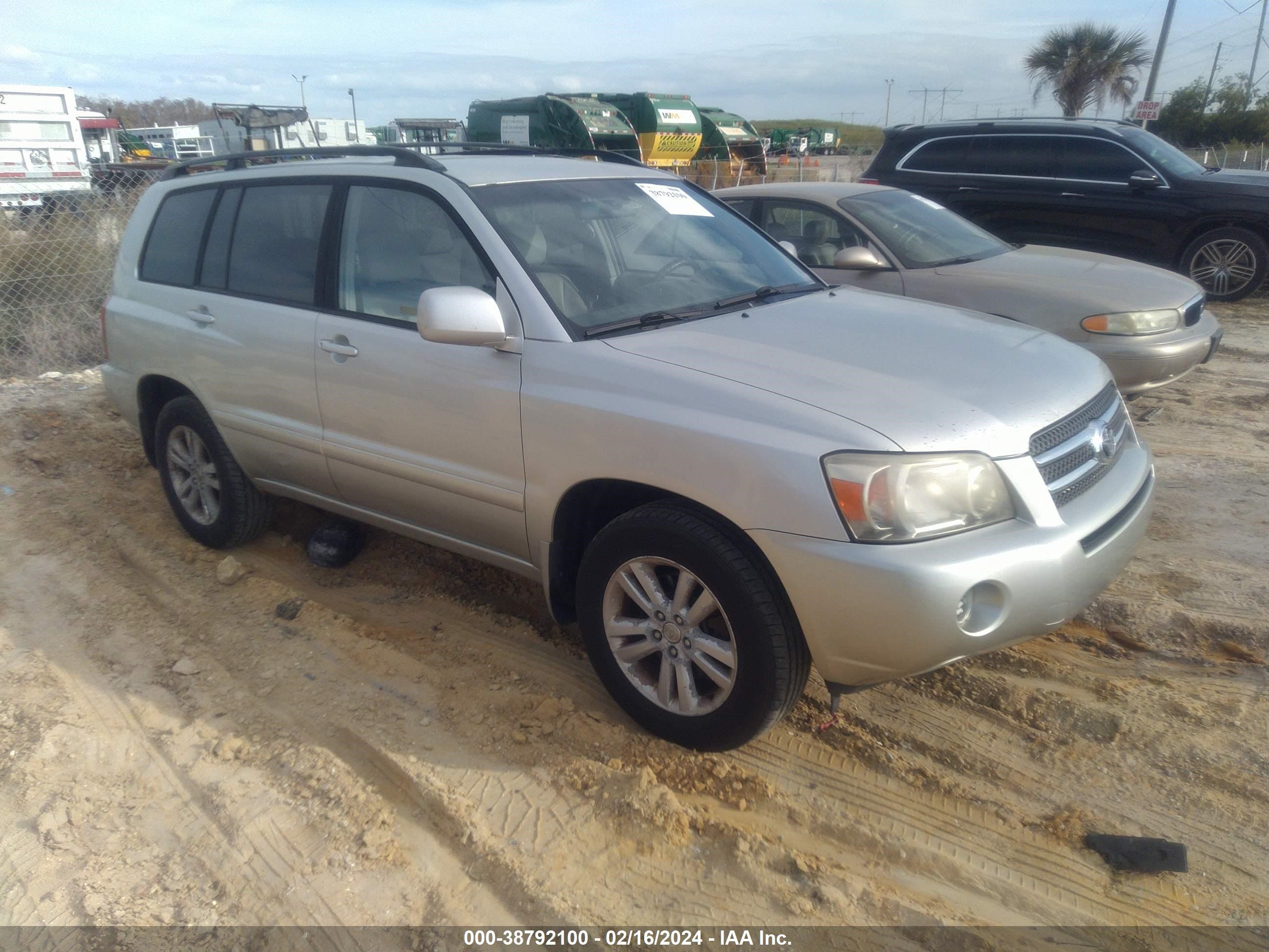 TOYOTA HIGHLANDER 2006 jteew21a960012031