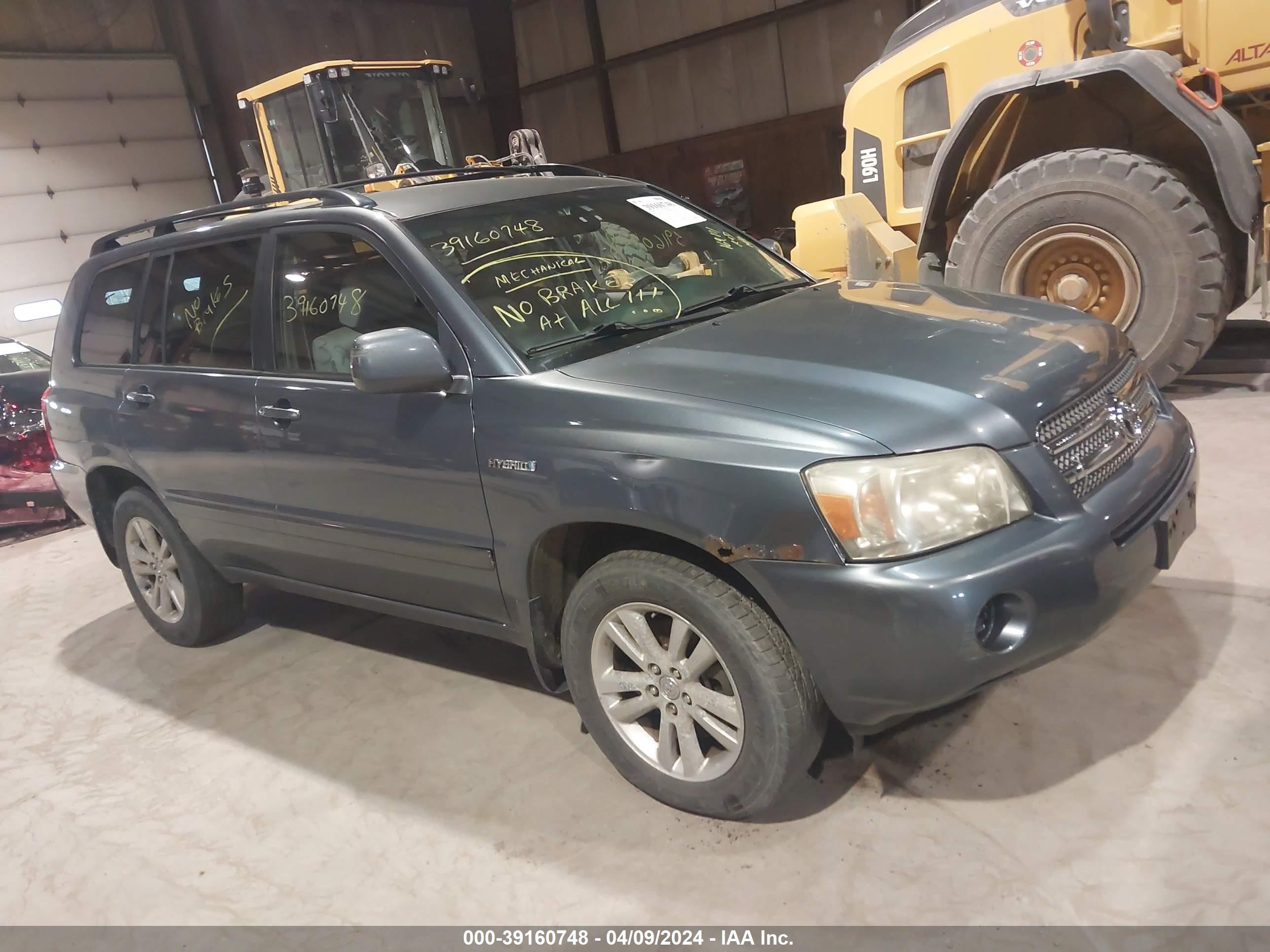 TOYOTA HIGHLANDER 2006 jteew21a960023742