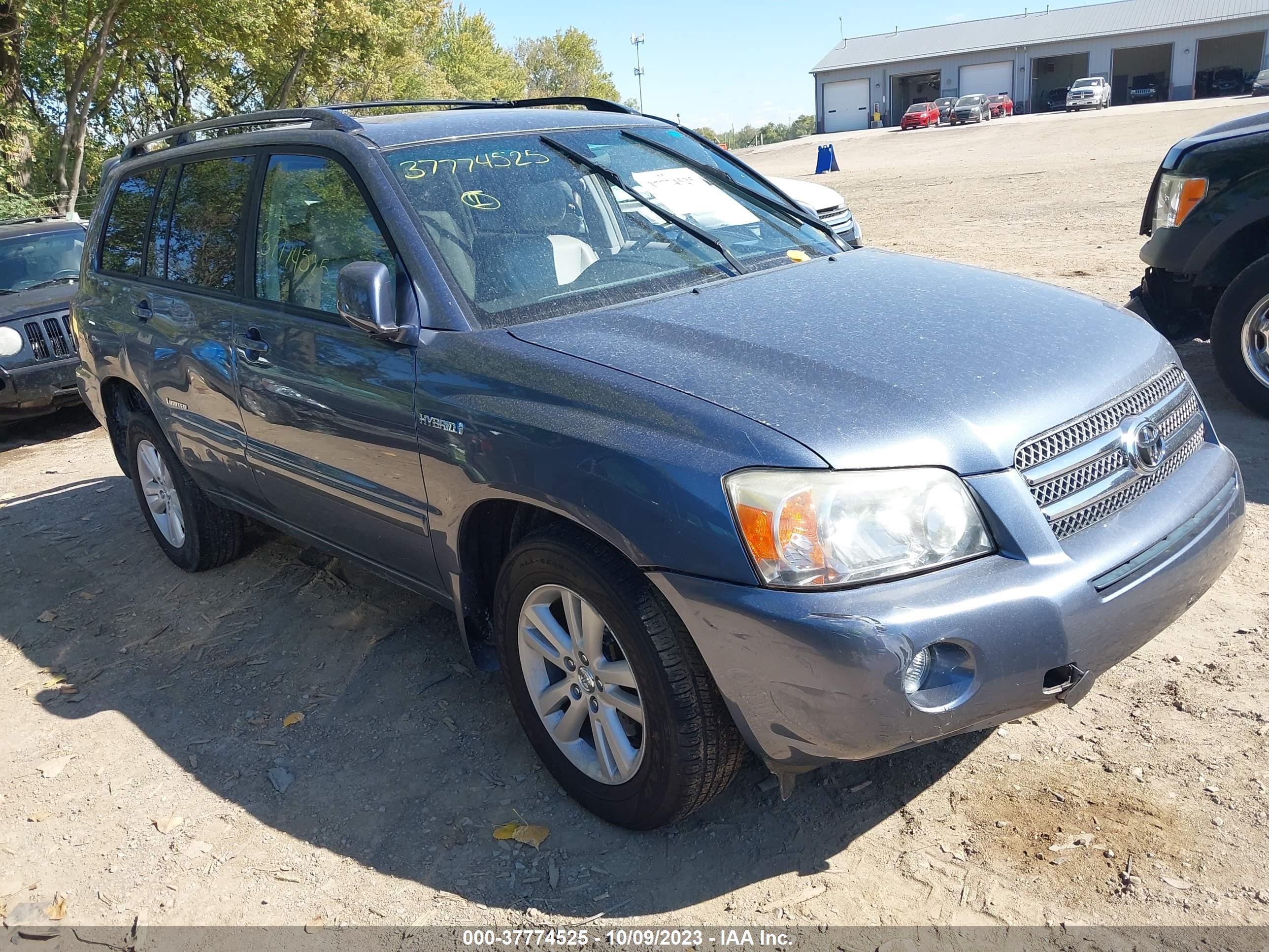 TOYOTA HIGHLANDER 2007 jteew21a970047508