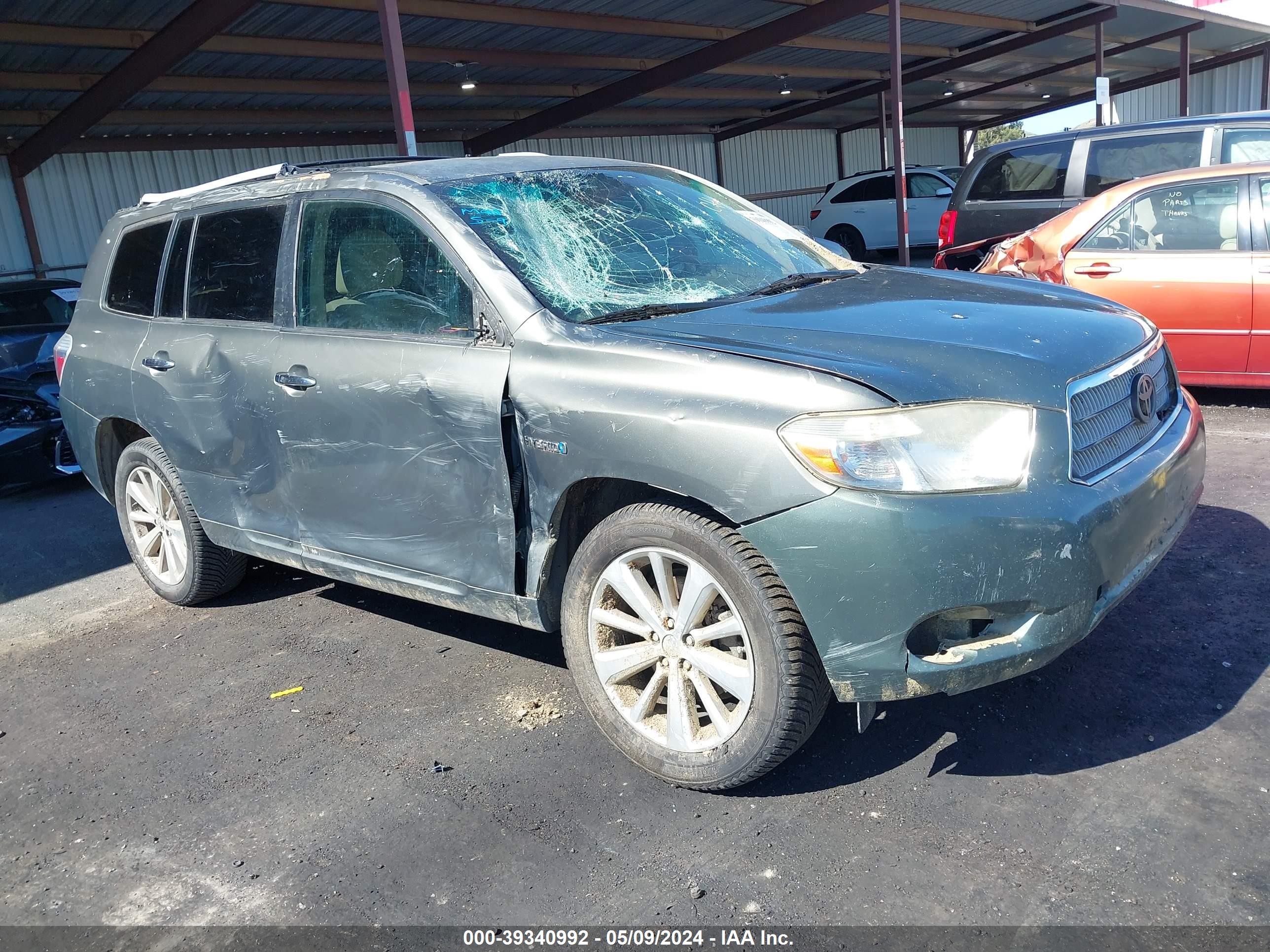 TOYOTA HIGHLANDER 2008 jteew41a282003660