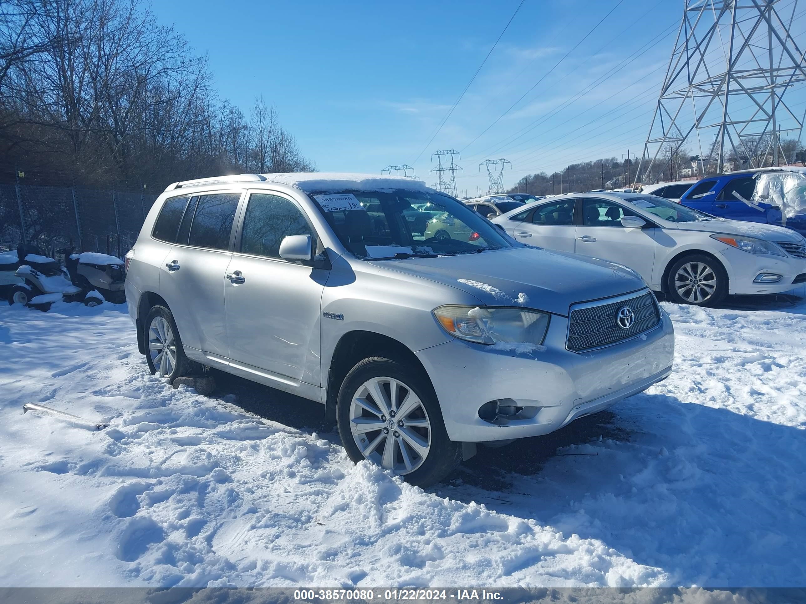 TOYOTA HIGHLANDER 2008 jteew41a782008997