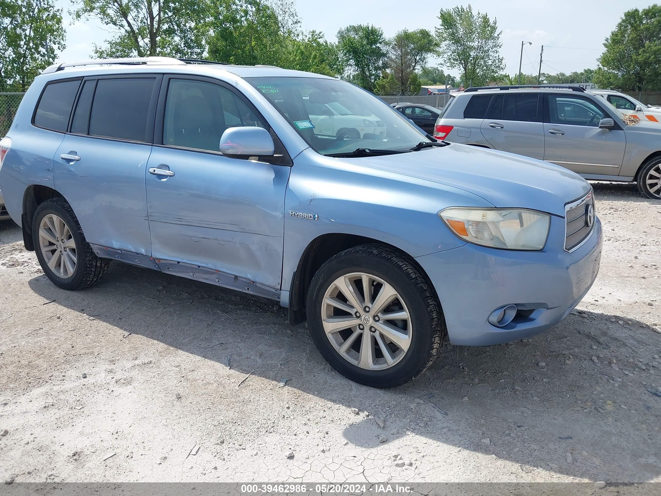 TOYOTA HIGHLANDER 2008 jteew44a082004785