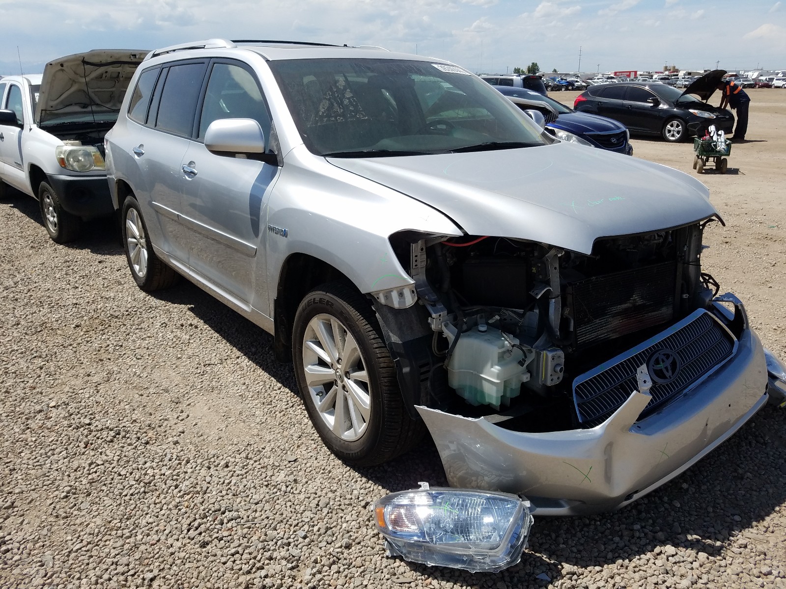 TOYOTA HIGHLANDER 2008 jteew44a082008741