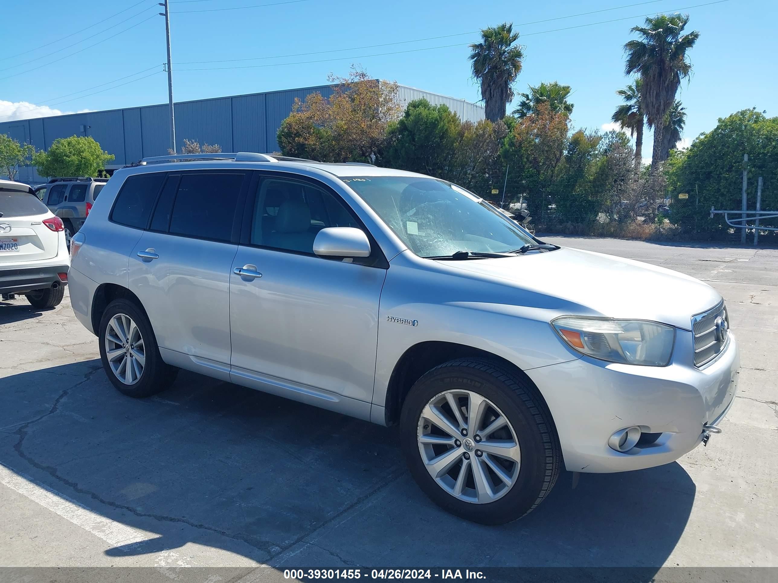 TOYOTA HIGHLANDER 2009 jteew44a292037451