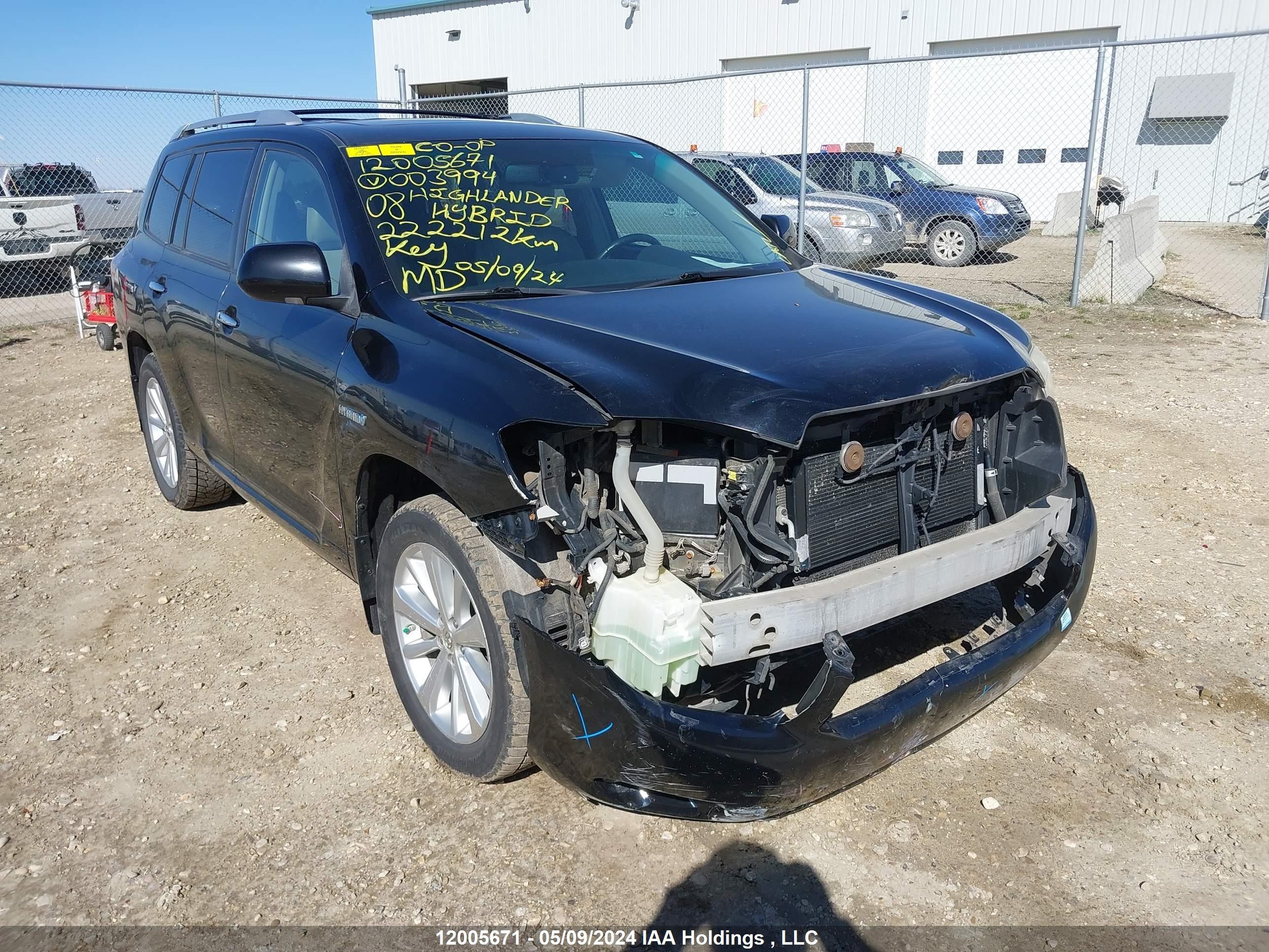 TOYOTA HIGHLANDER 2008 jteew44a482003994