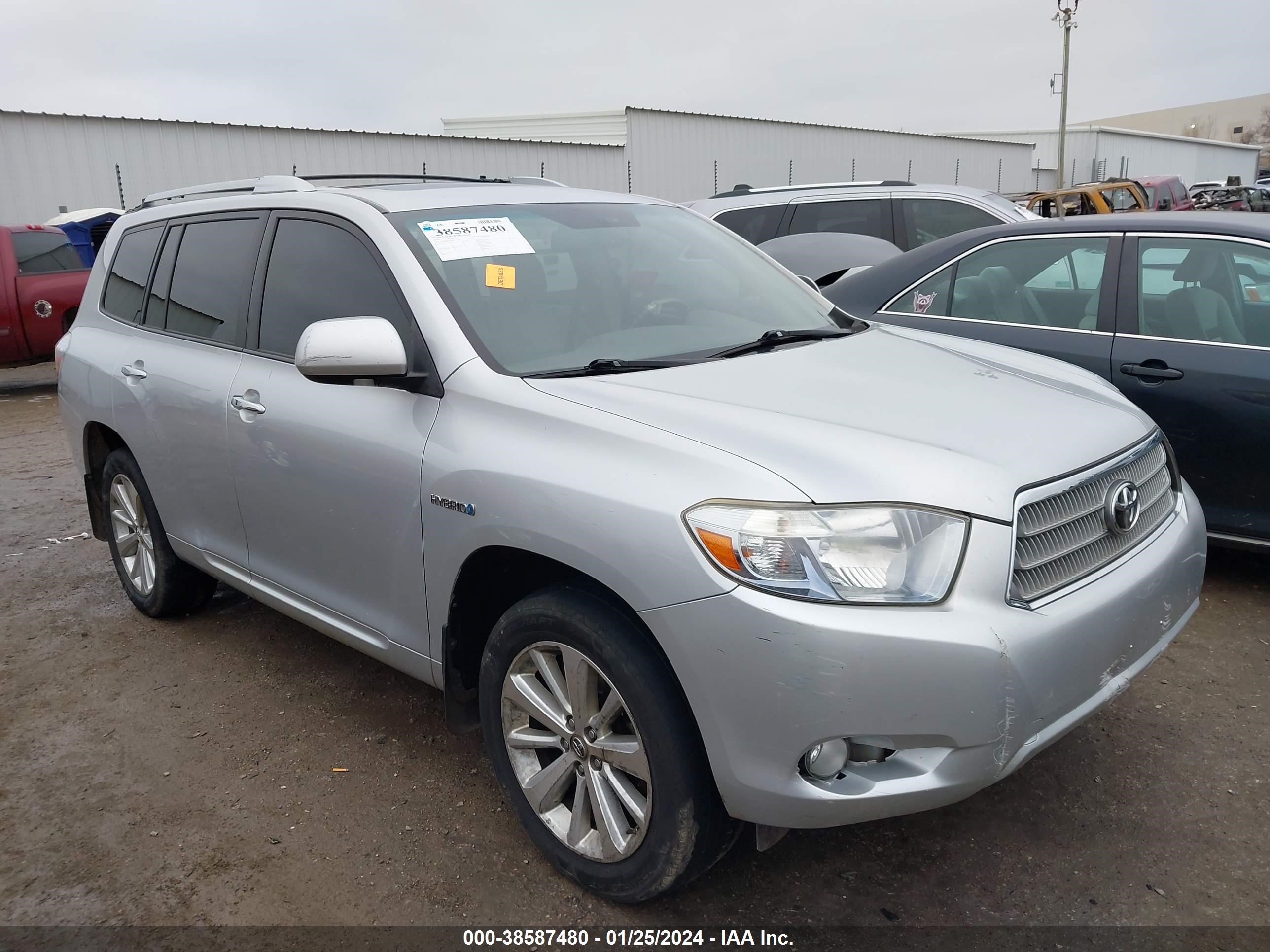 TOYOTA HIGHLANDER 2008 jteew44a682016309