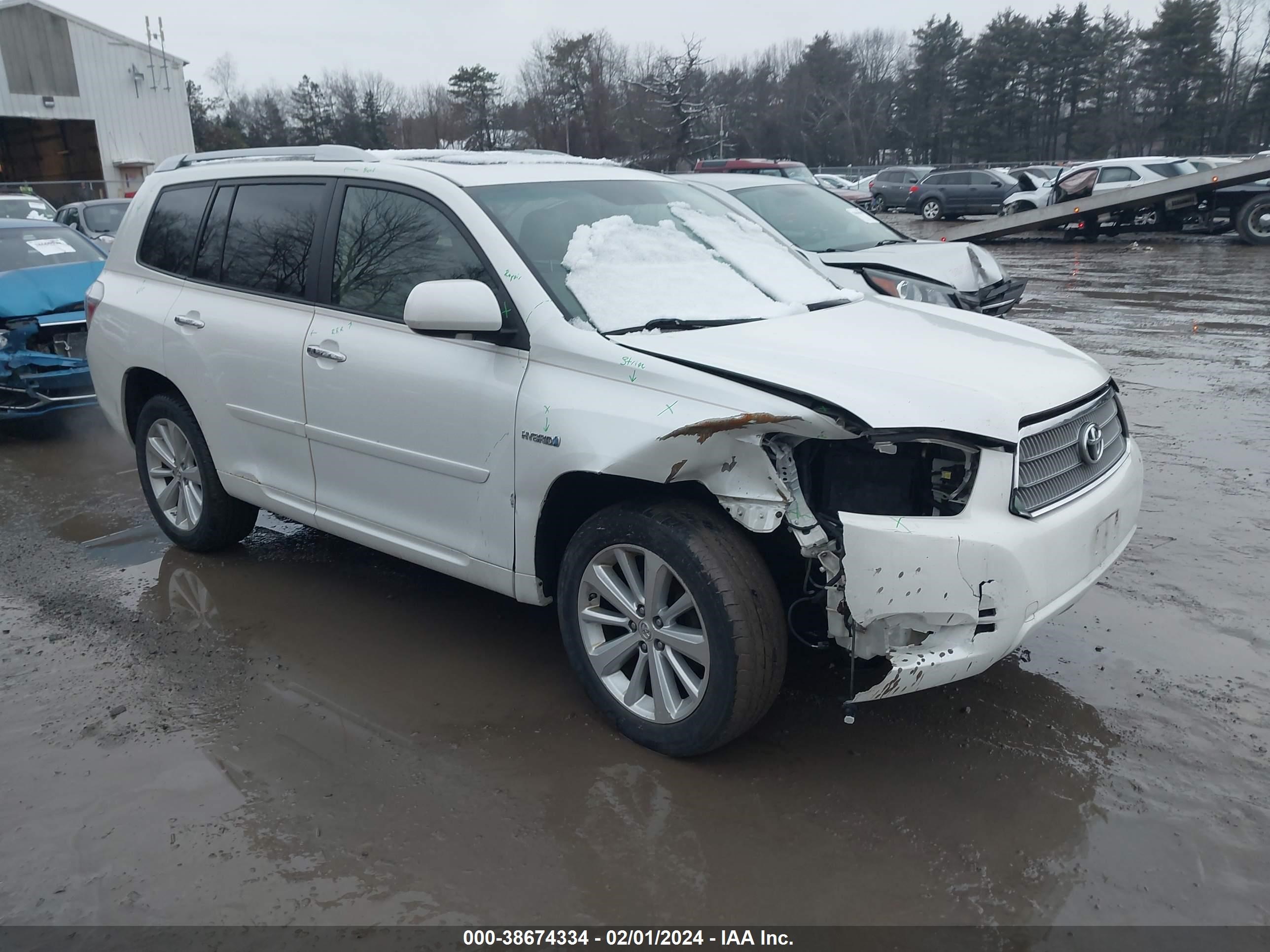 TOYOTA HIGHLANDER 2009 jteew44a692026971