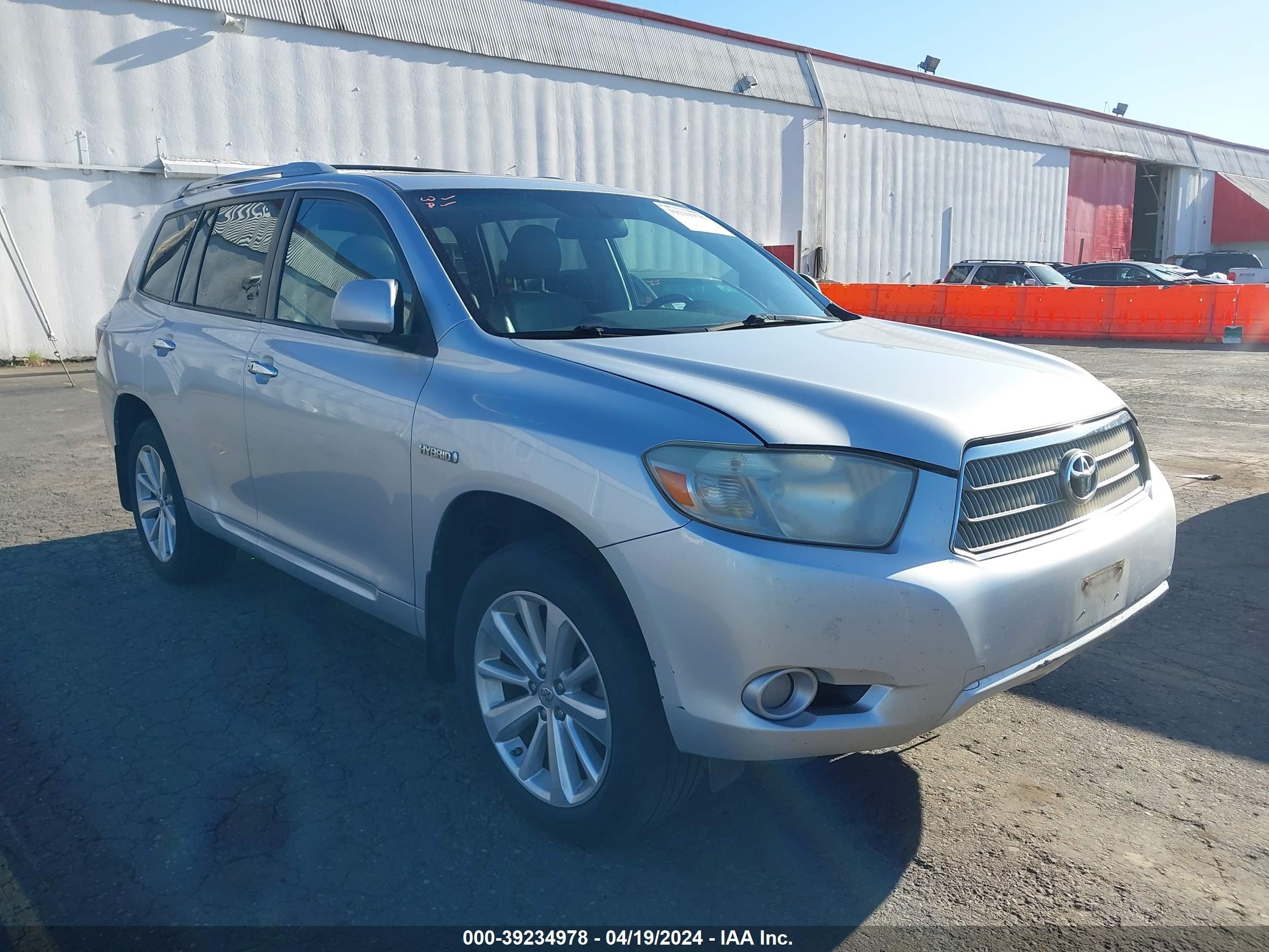 TOYOTA HIGHLANDER 2009 jteew44a692028073