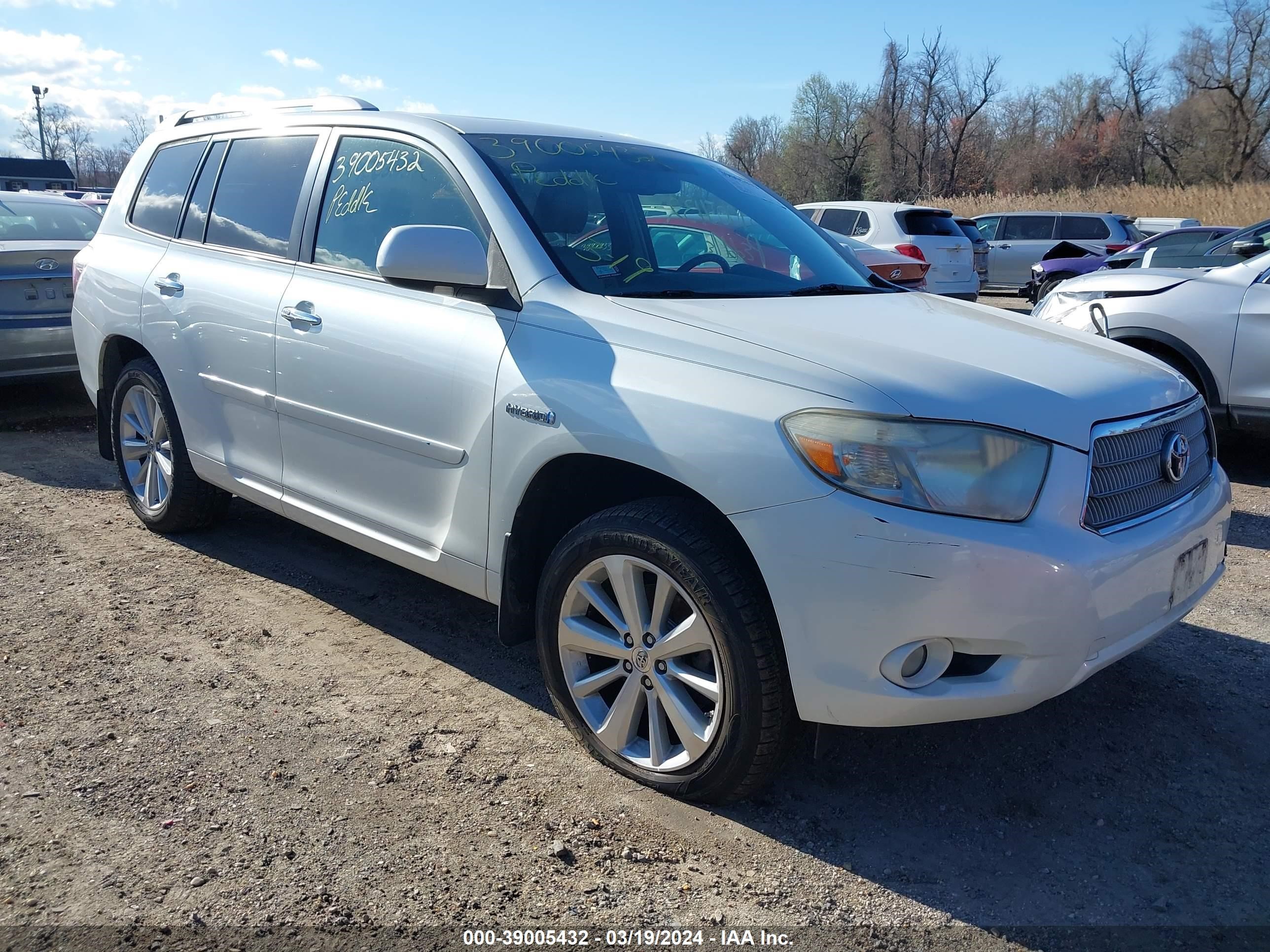 TOYOTA HIGHLANDER 2009 jteew44a692033550