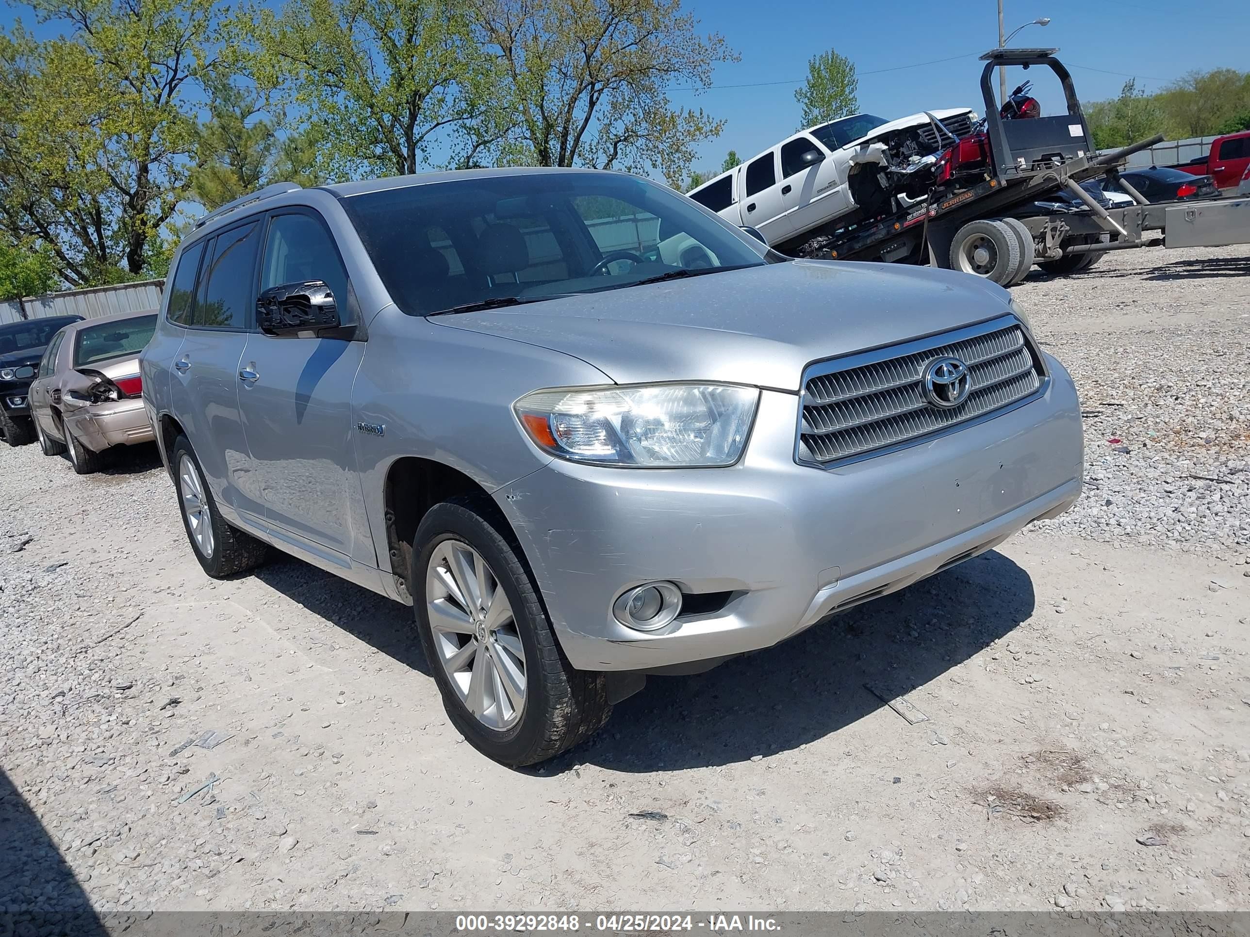 TOYOTA HIGHLANDER 2008 jteew44ax82021237