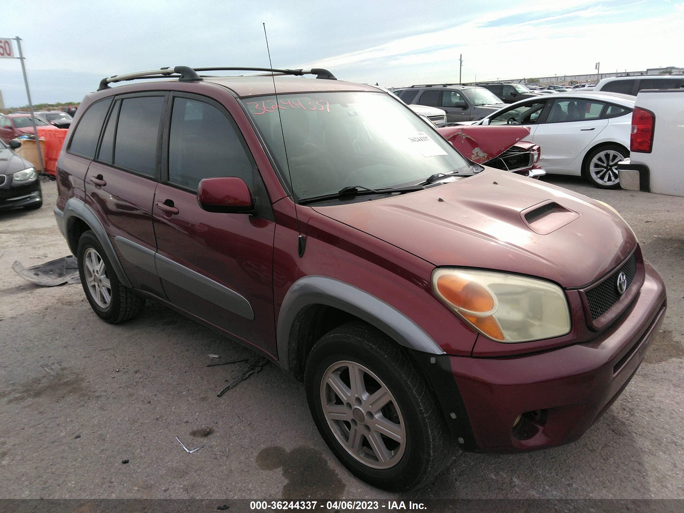 TOYOTA RAV 4 2005 jtegd20v650091370