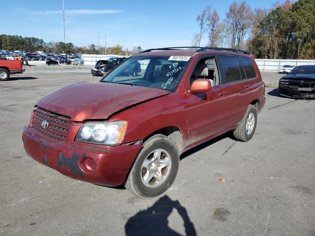 TOYOTA HIGHLANDER 2002 jtegd21a020038557