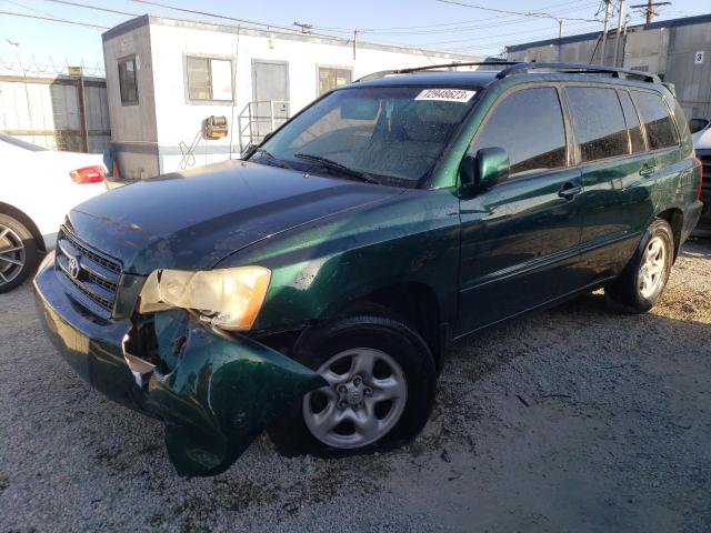 TOYOTA HIGHLANDER 2003 jtegd21a030049284