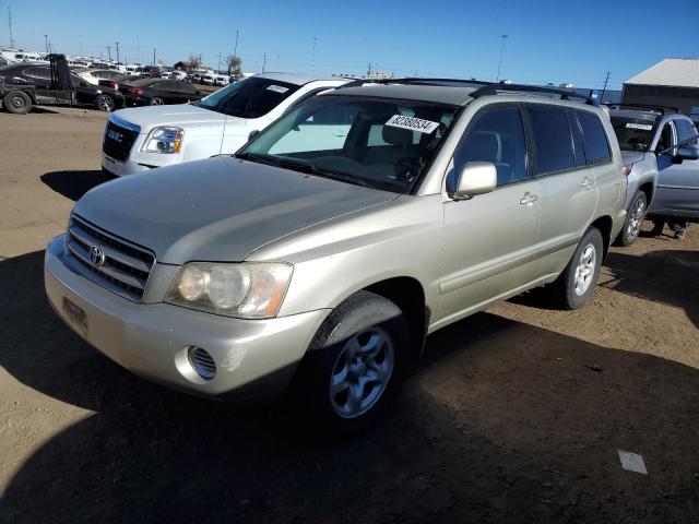 TOYOTA HIGHLANDER 2003 jtegd21a030064562