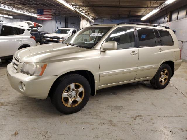 TOYOTA HIGHLANDER 2003 jtegd21a030065811