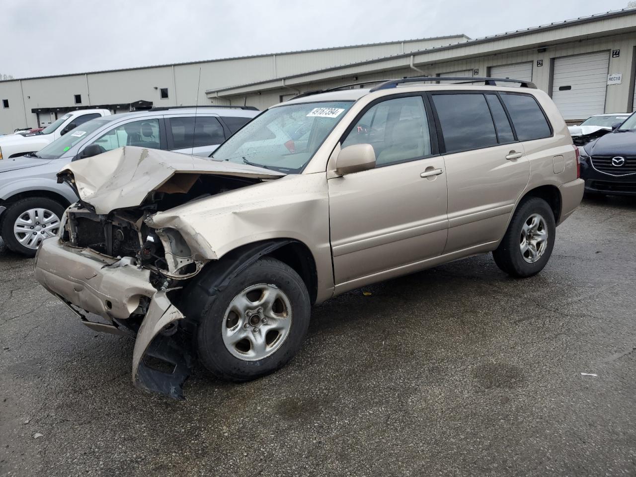 TOYOTA HIGHLANDER 2004 jtegd21a040077197